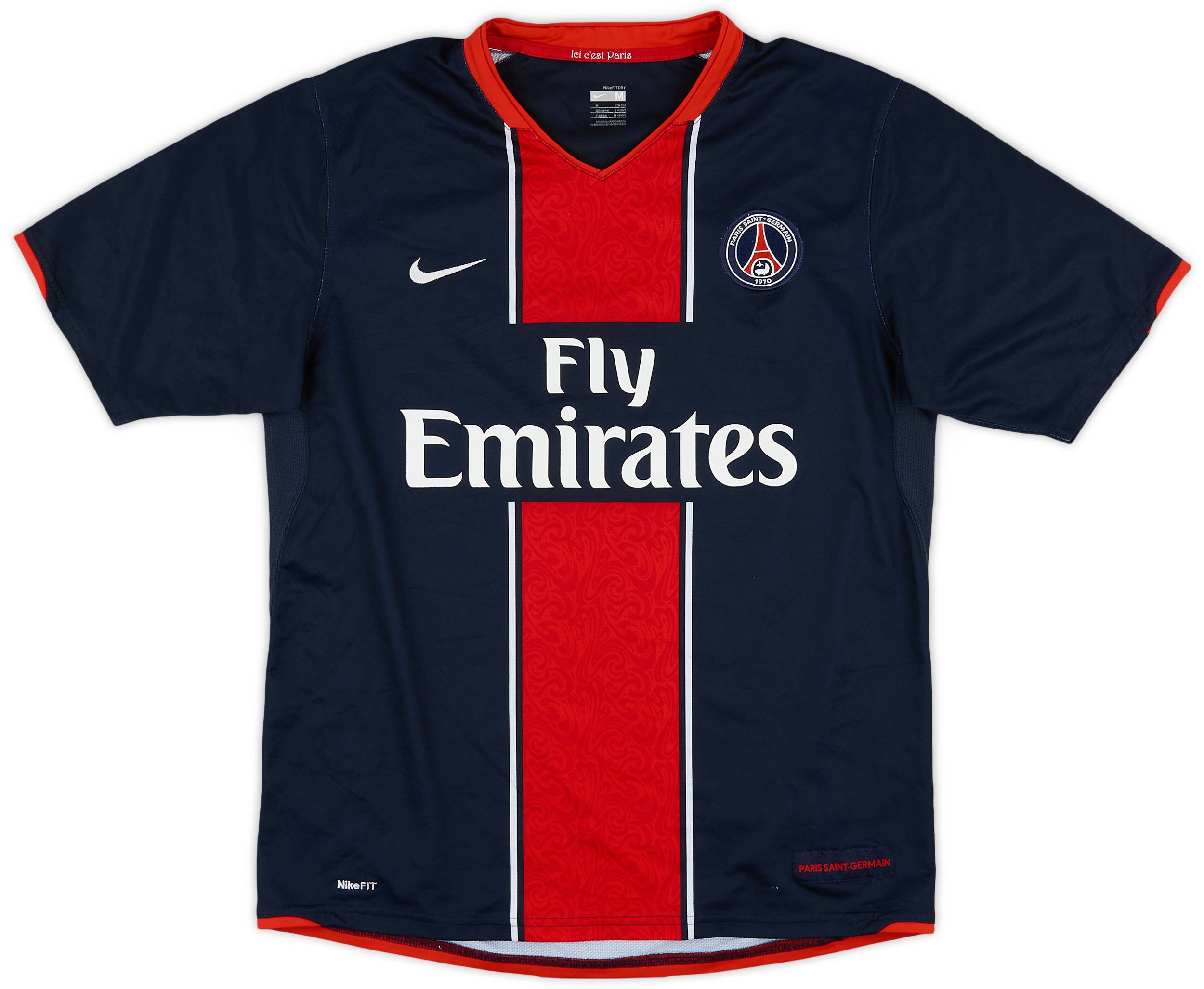 2007-08 Paris Saint-Germain Home Shirt - 9/10 - (M)