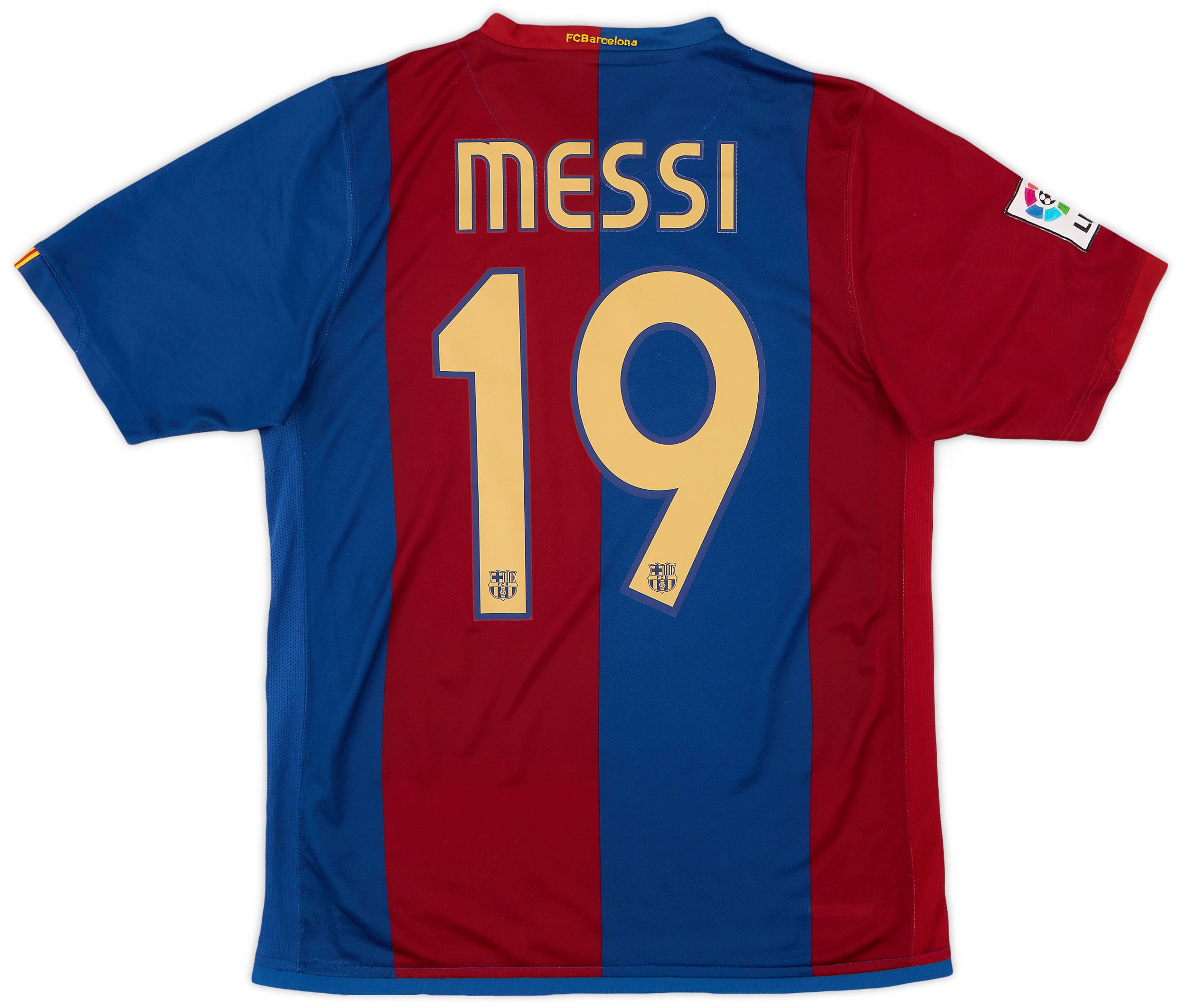 2006-07 Barcelona Home Shirt Messi #19 - 6/10 - (M)