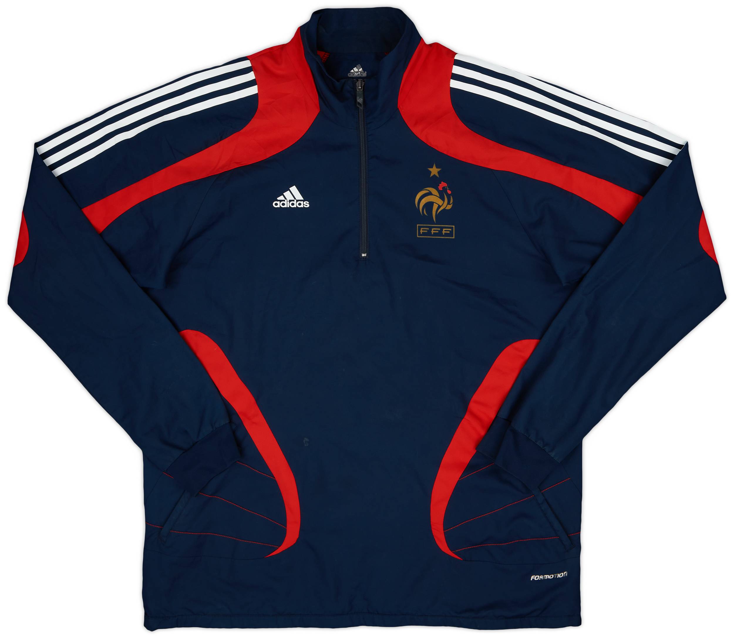2007-08 France Player Issue Formotion 1/4 Zip Drill Top - 7/10 - (XL)