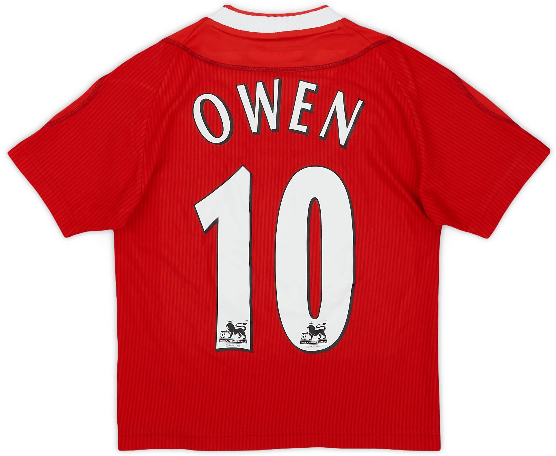 2002-04 Liverpool Home Shirt Owen #10 - 7/10 - (S.Boys)