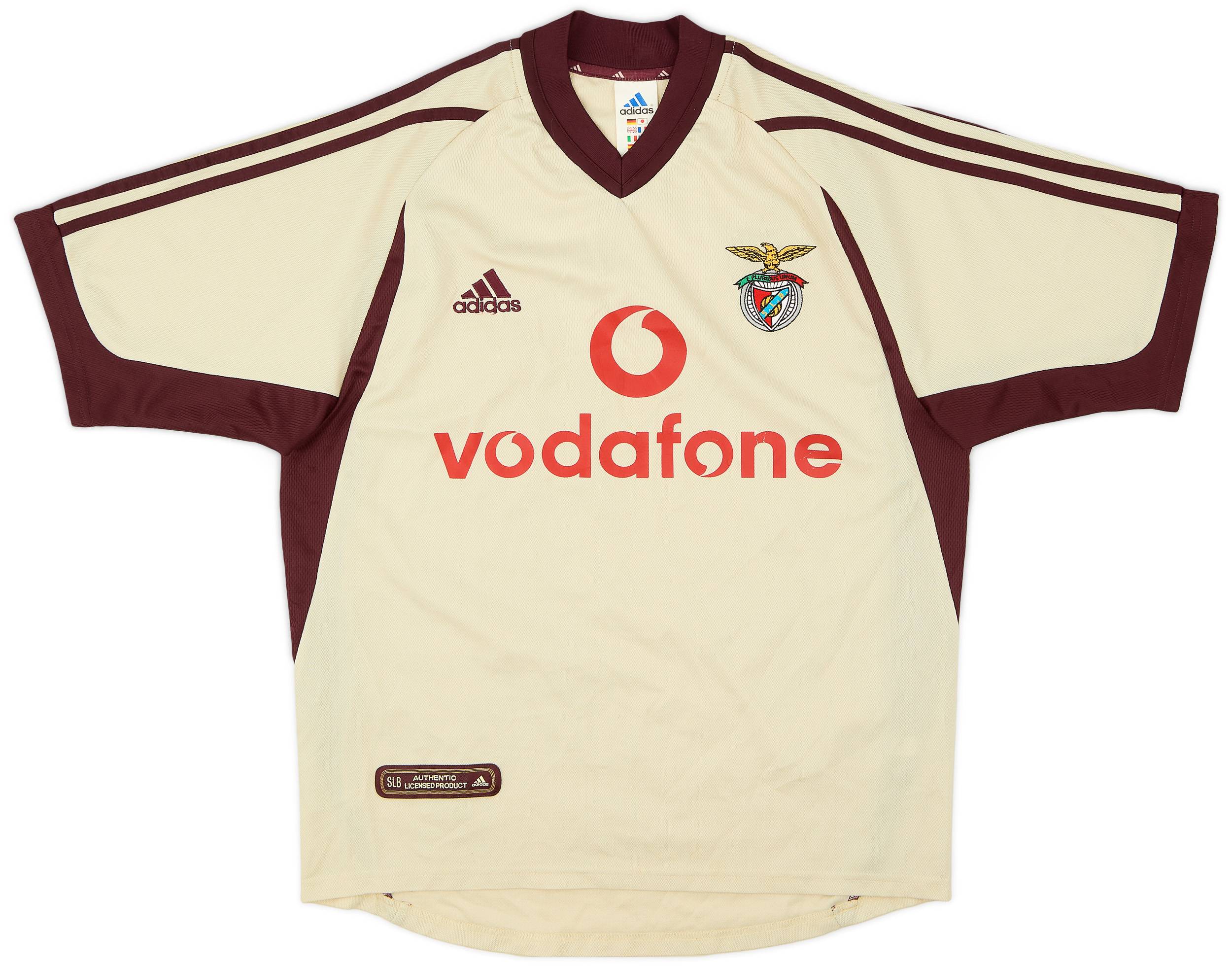 2001-02 Benfica Away Shirt - 7/10 - (S)