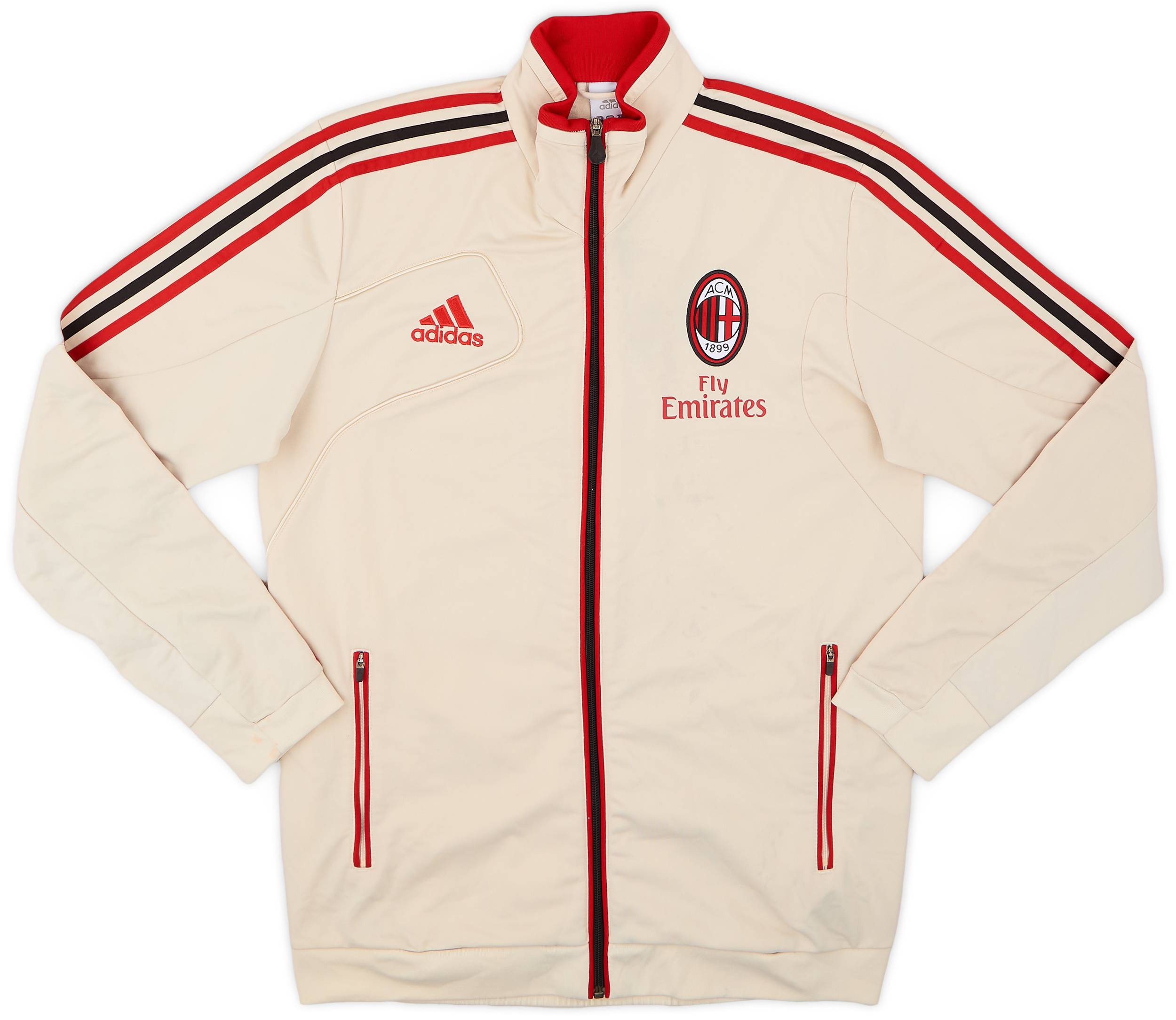 2012-13 AC Milan adidas Track Jacket - 6/10 - (M)