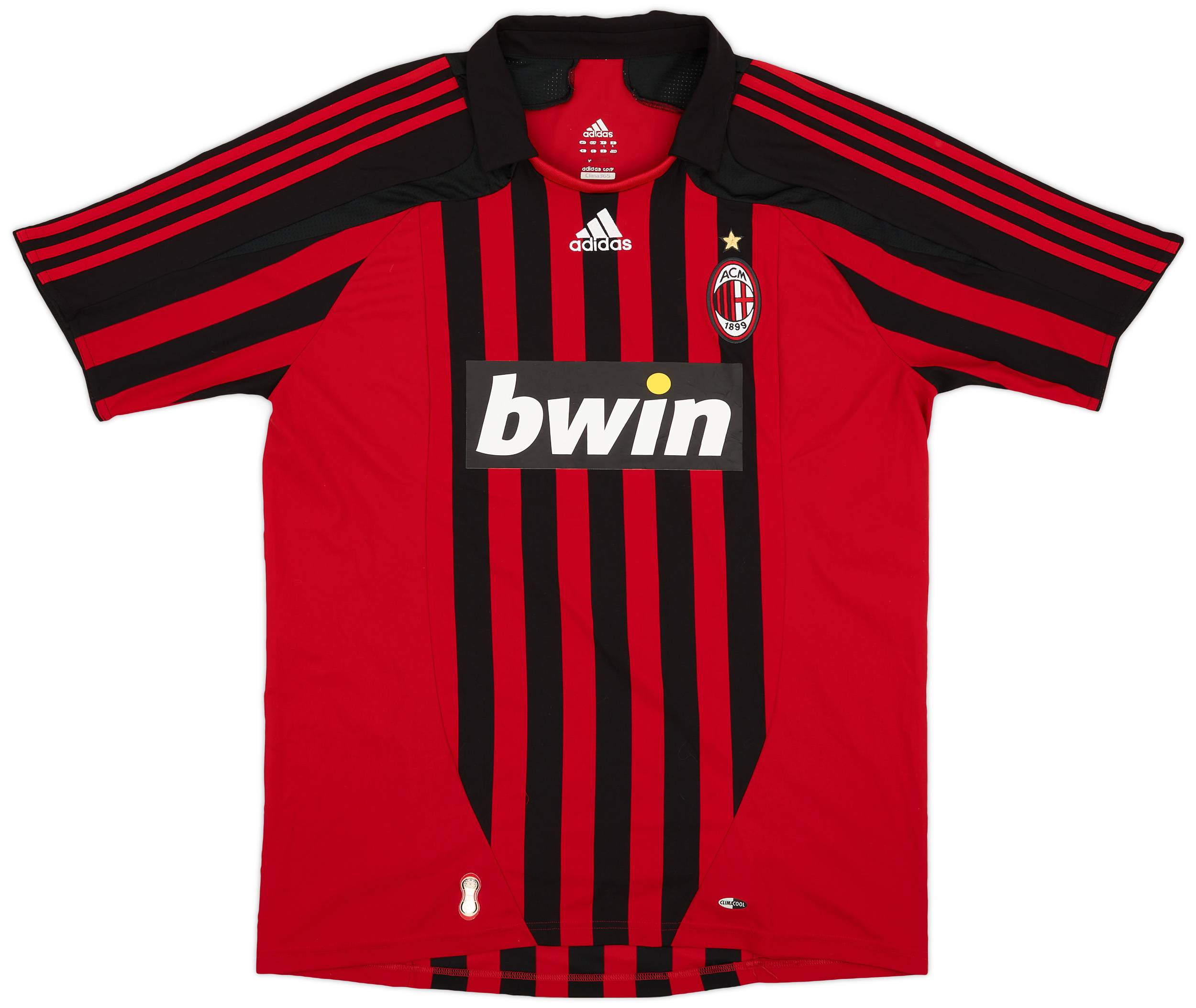 2007-08 AC Milan Home Shirt Pato #7 - 8/10 - (XL)