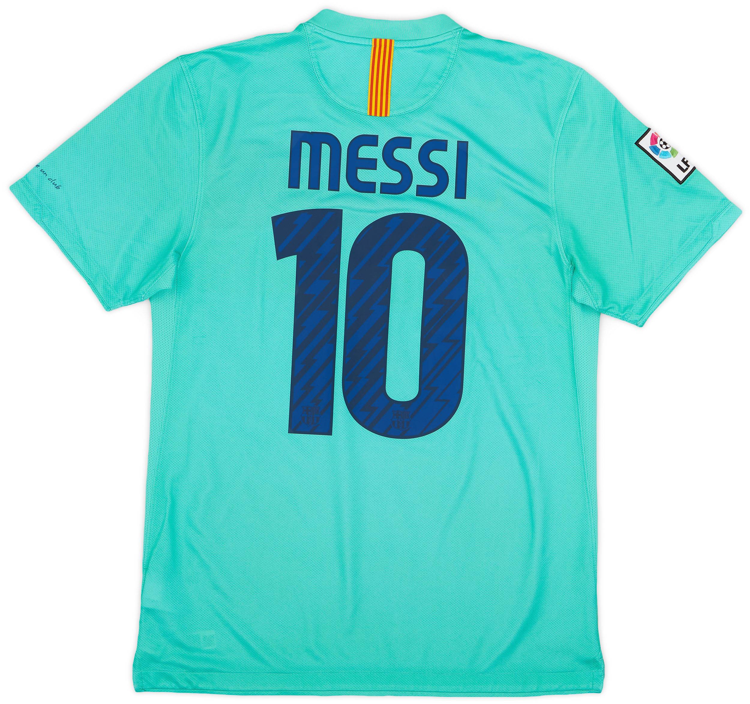 2010-11 Barcelona Away Shirt Messi #10 - 9/10 - (M)