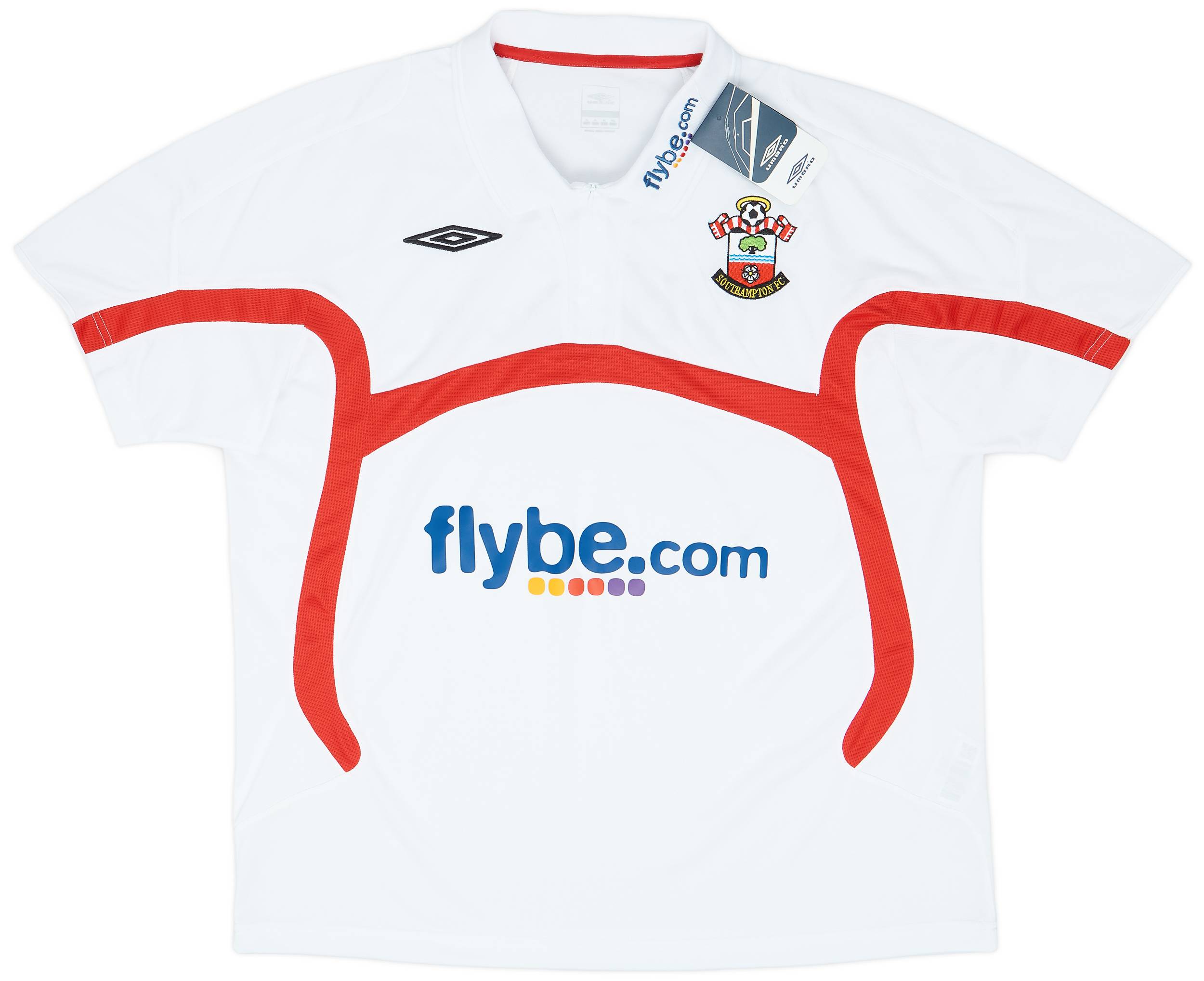 2008-10 Southampton Umbro 1/4 Zip Polo Shirt (XL)