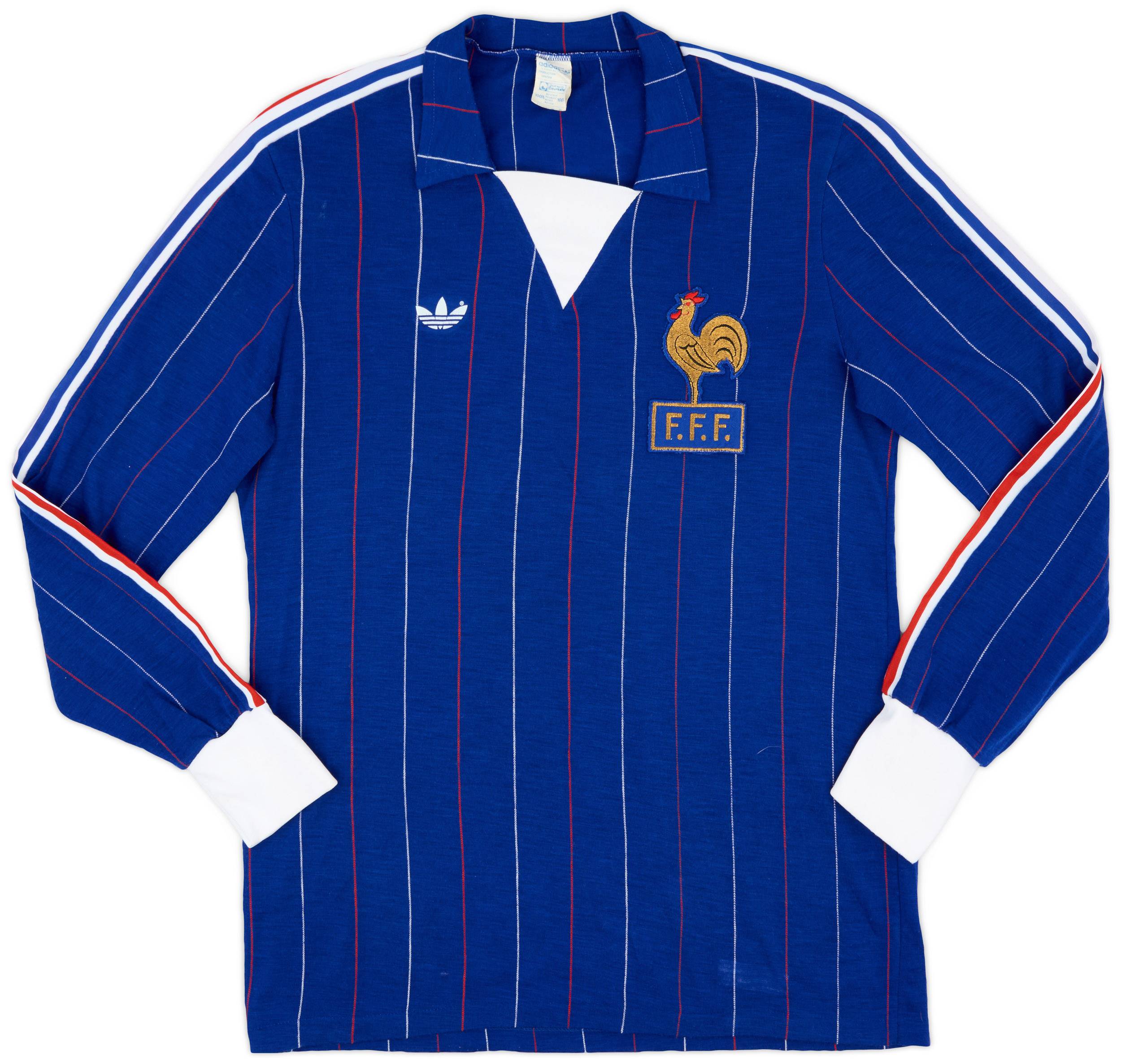 1980-82 France Home L/S Shirt - 9/10 - (L)