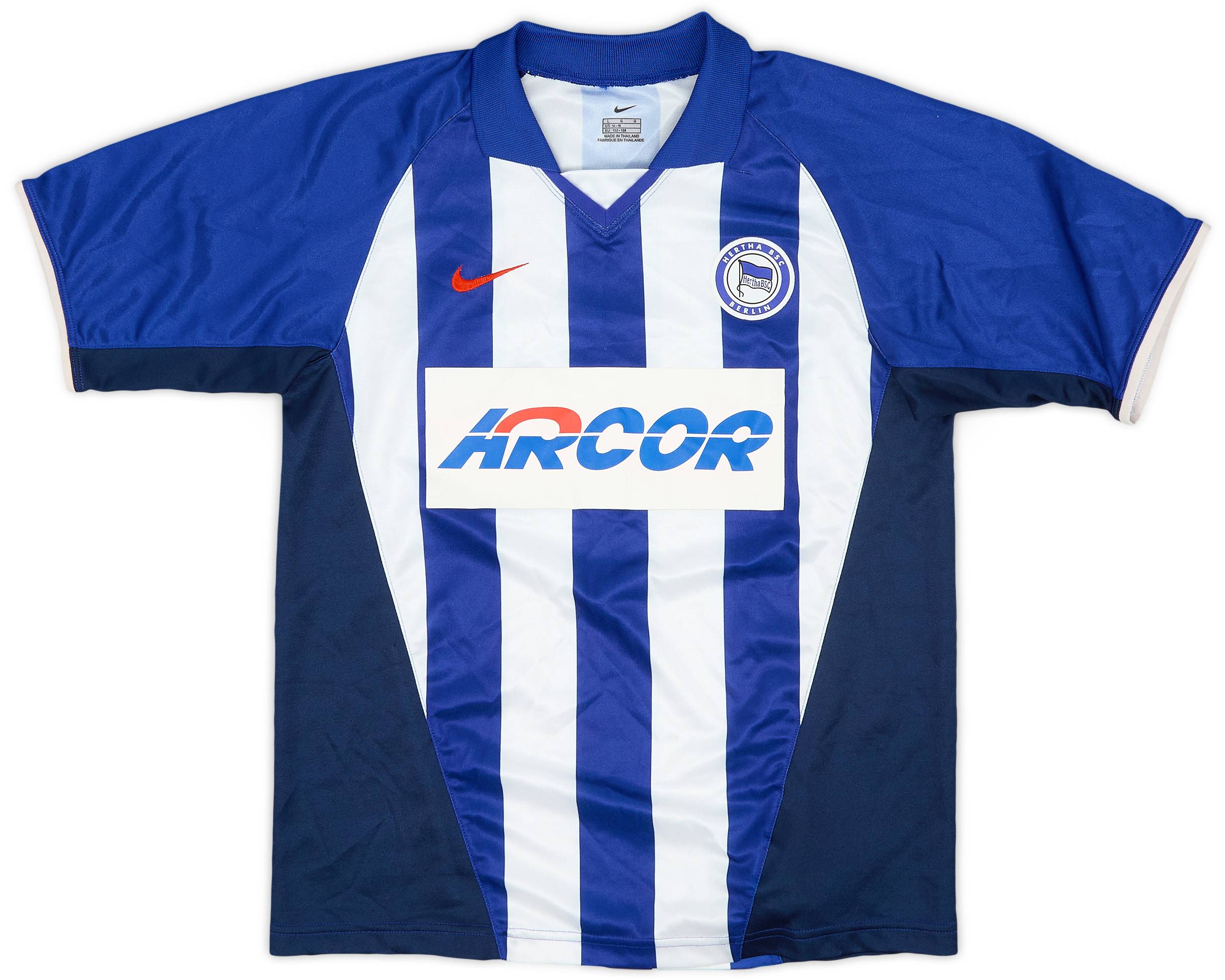 2002-04 Hertha Berlin Home Shirt - 8/10 - (L.Boys)