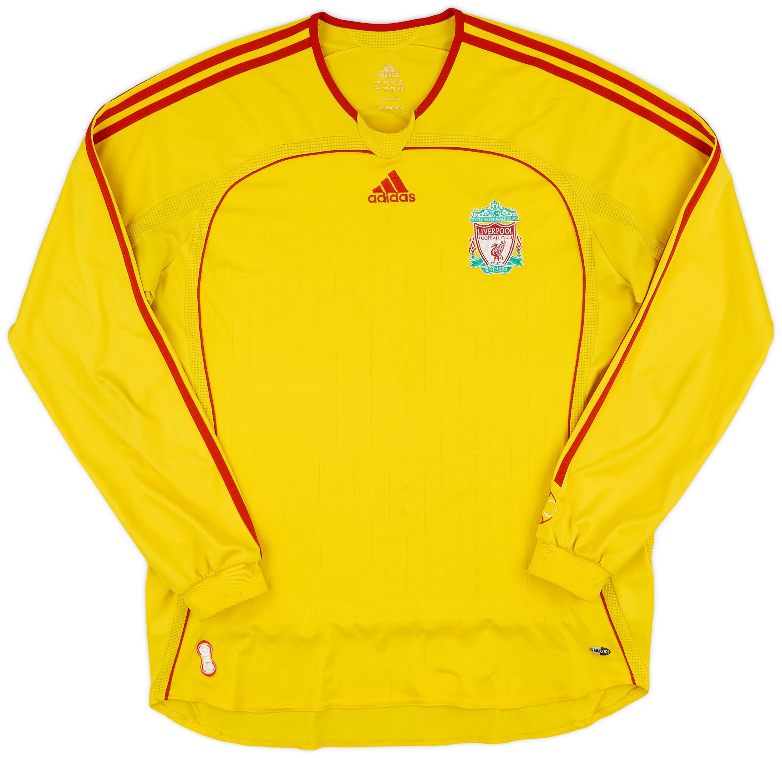 2006-07 Liverpool Away L/S Shirt #9 - 5/10 - (XL)