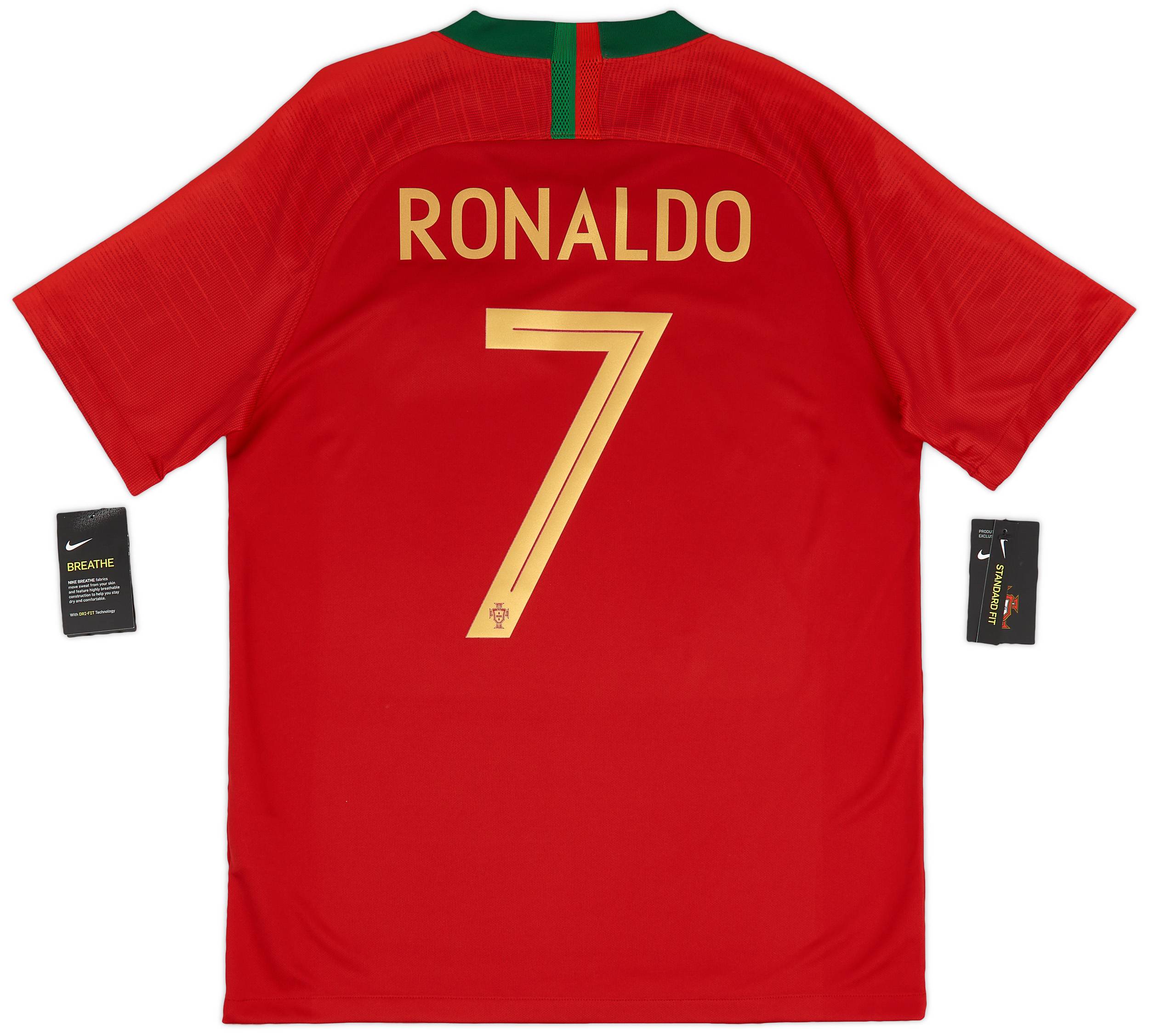 2018 19 Portugal Home Shirt Ronaldo 7