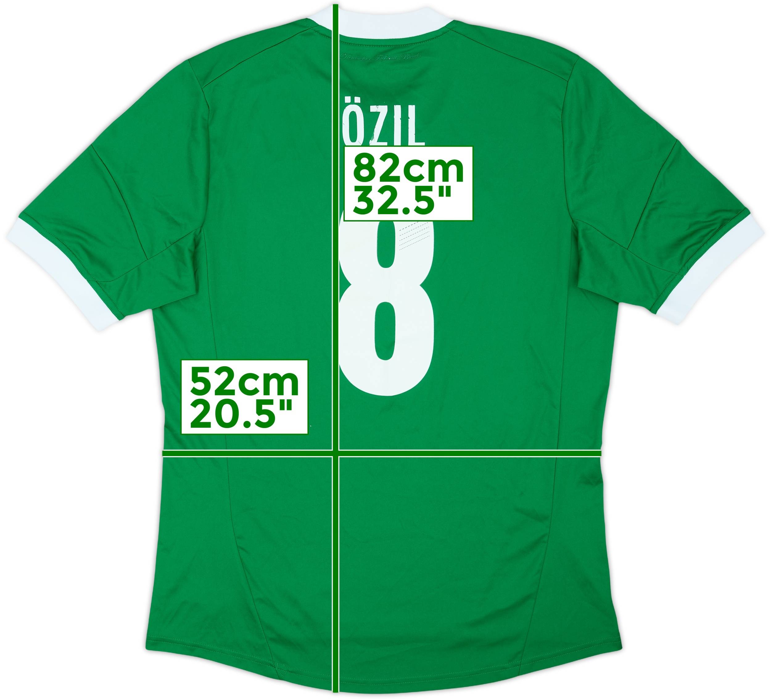 2012-13 Germany Away Shirt Ozil #8 - 6/10 - (L)