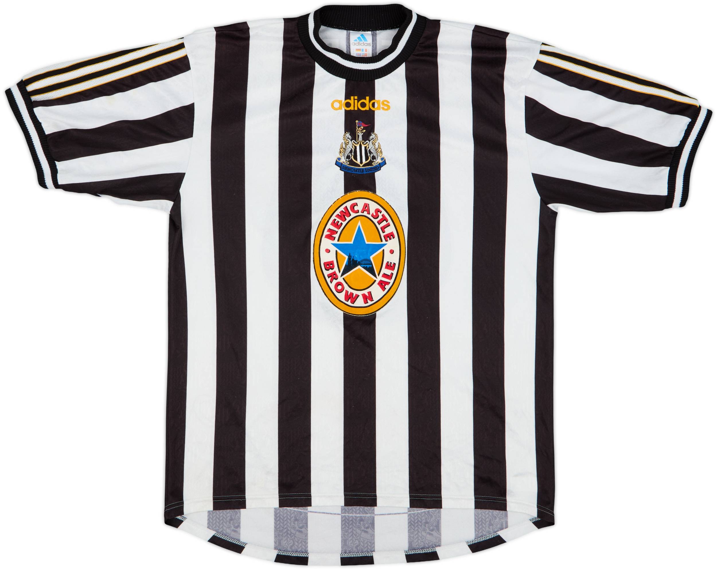 1997-99 Newcastle Home Shirt Shearer #9 - 7/10 - (L)