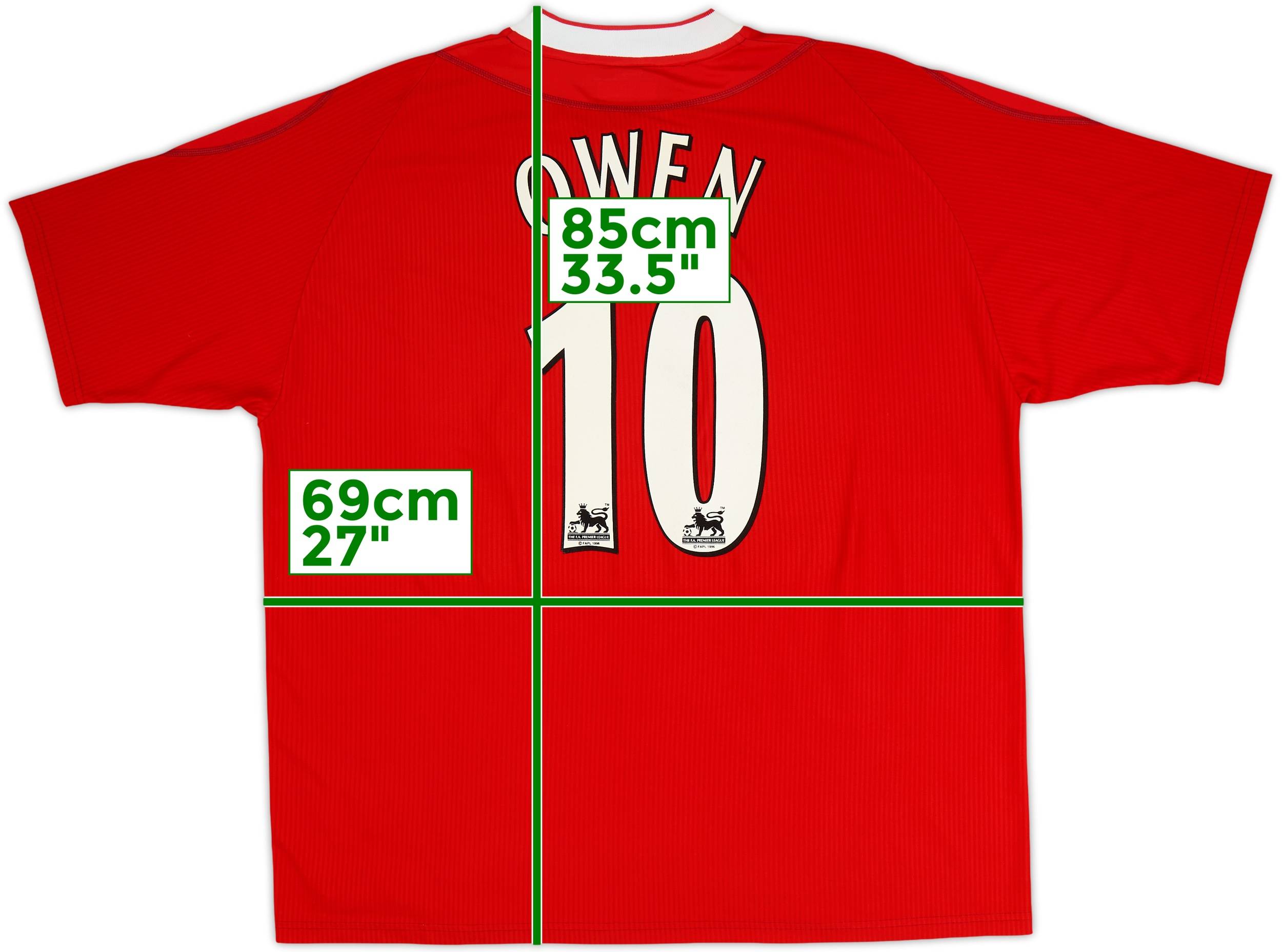 2002-04 Liverpool Home Shirt Owen #10 - 9/10 - (XXL)