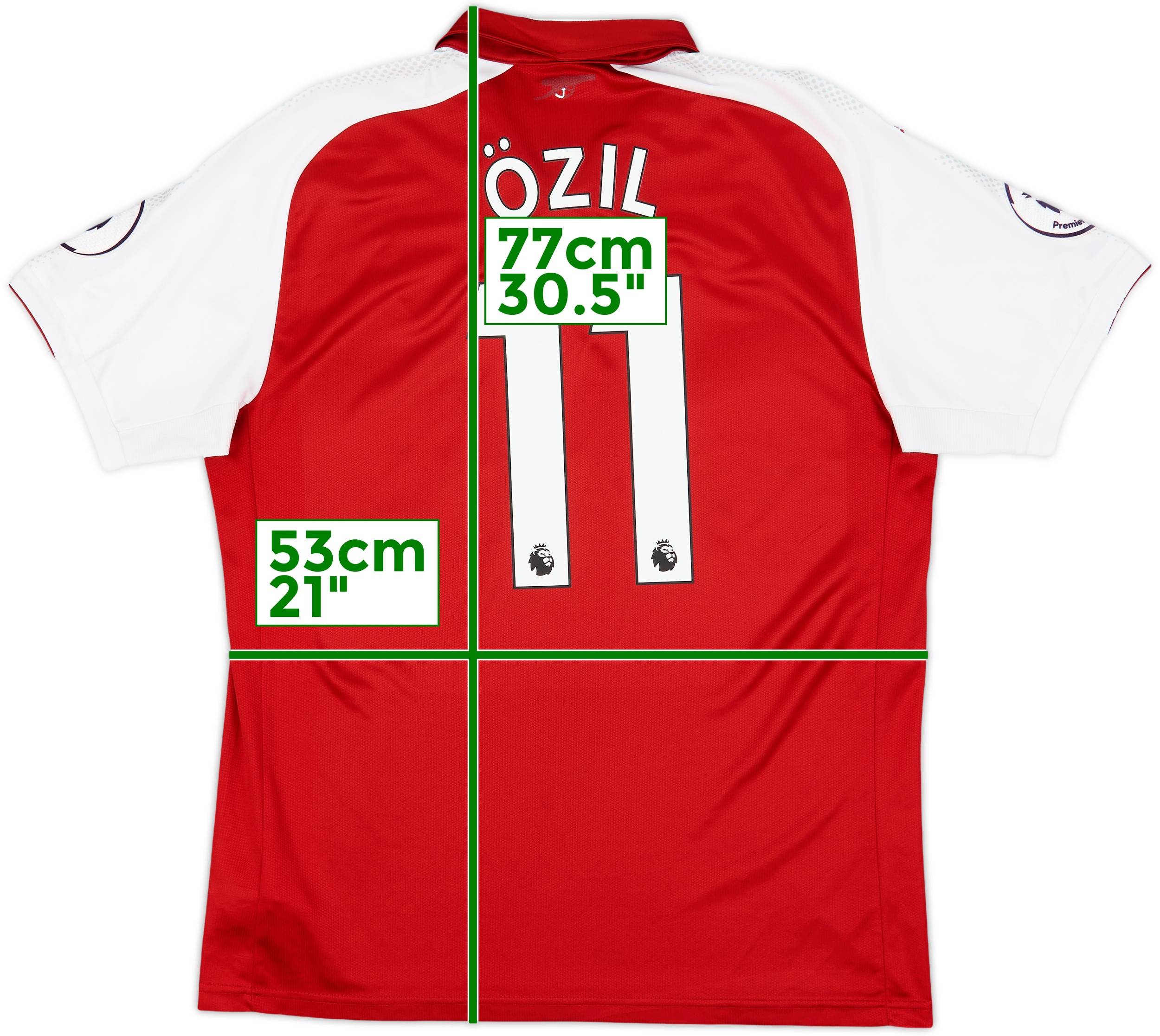 アーセナル ÖZIL 11番 シャツ　サイズXS アーセナル ÖZIL 11番 シャツ サイズXS - メルカリ
