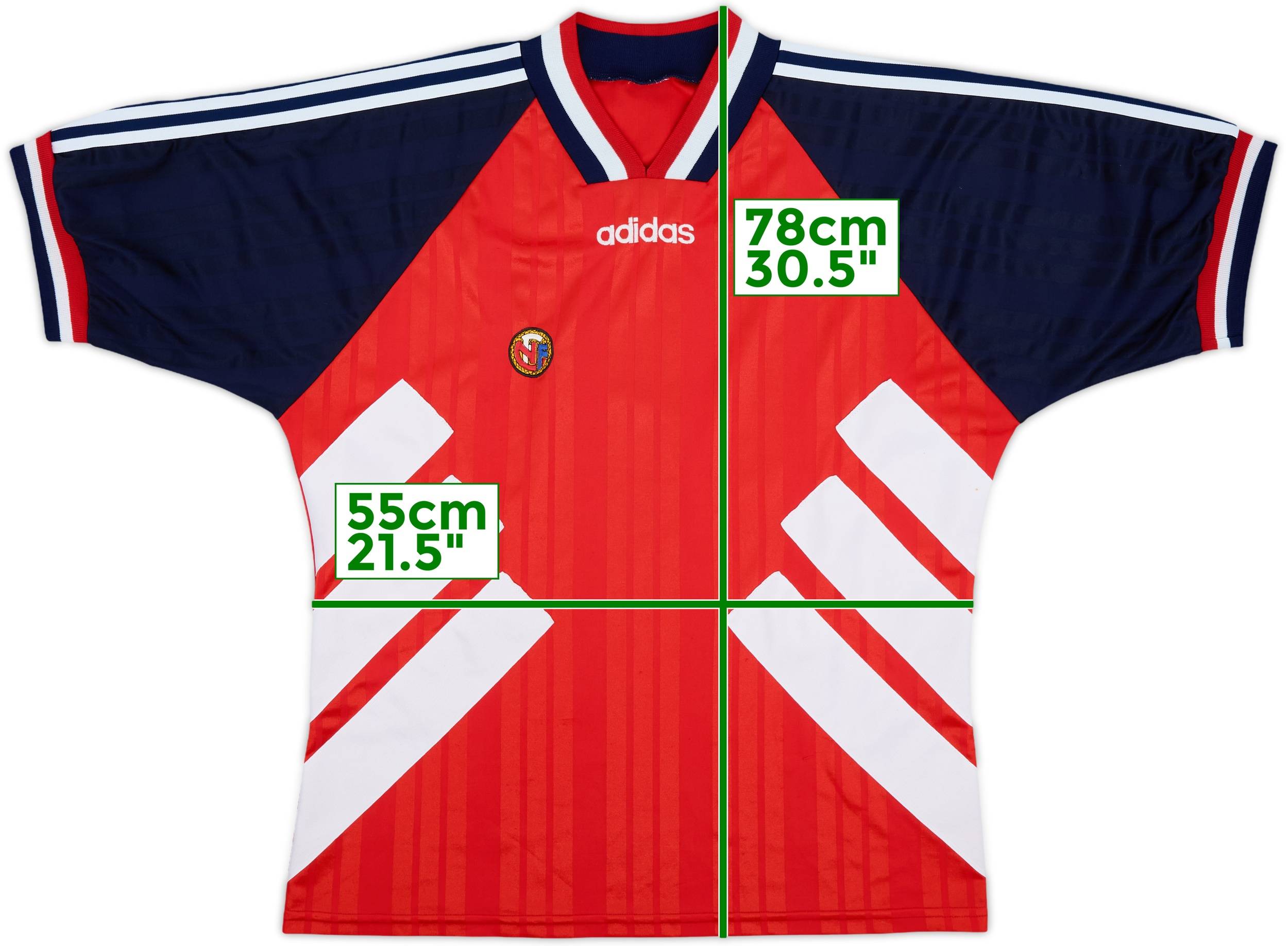 1994-96 Norway Home Shirt - 6/10 - (XL)