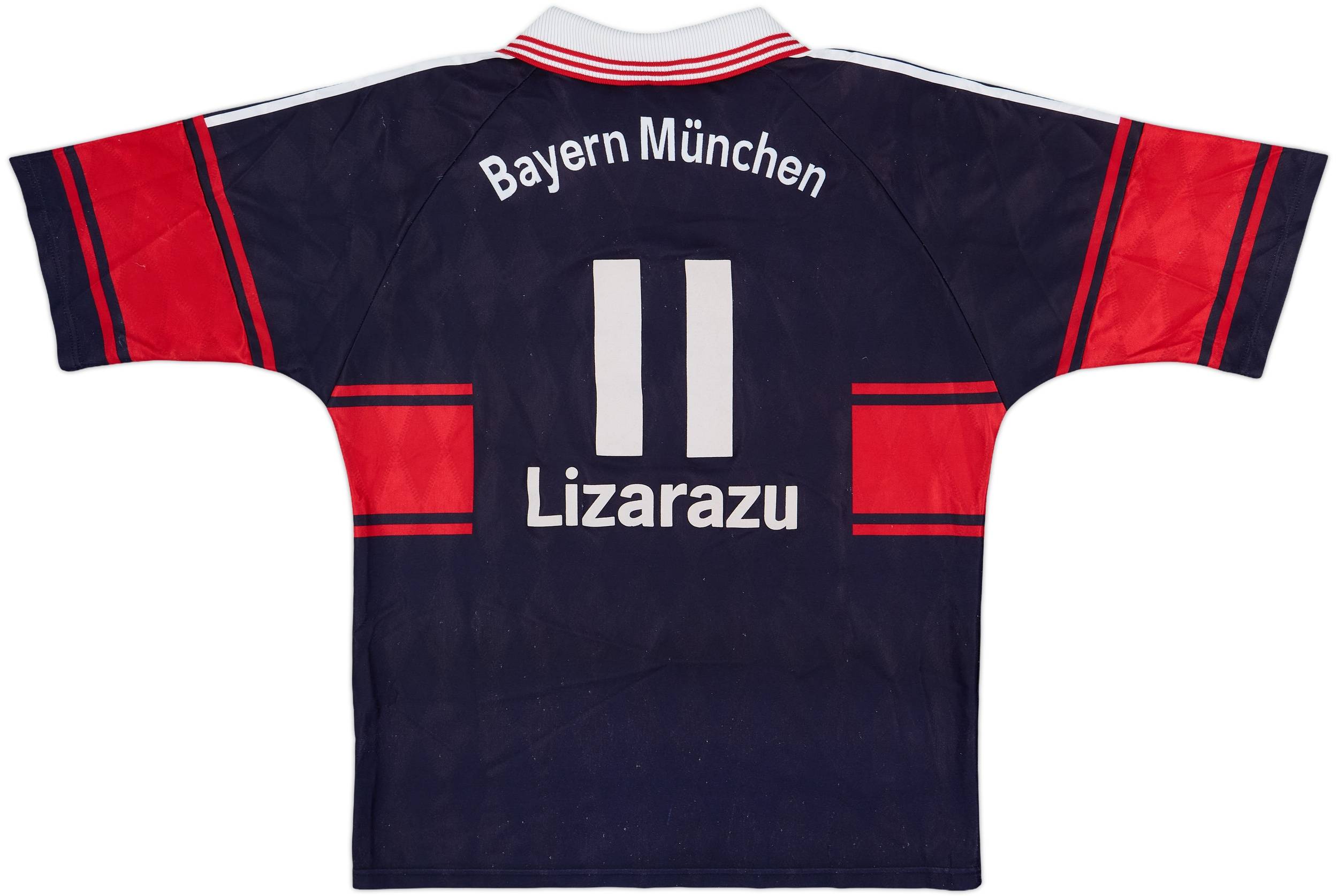 1997-99 Bayern Munich Home Shirt Lizarazu #11 - 7/10 - (L)