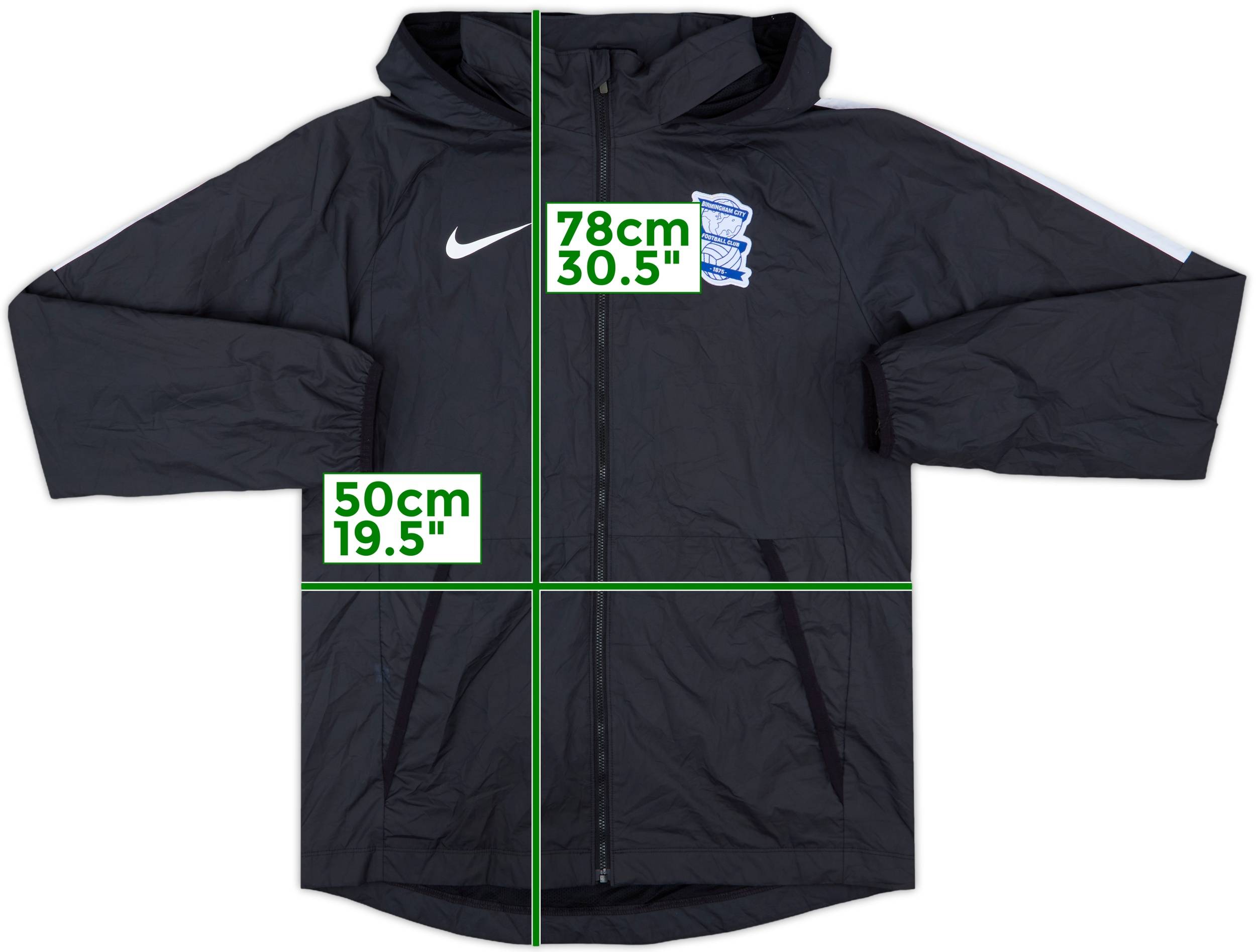 2021-22 Birmingham Nike Hooded Rain Jacket 7/10 (M)