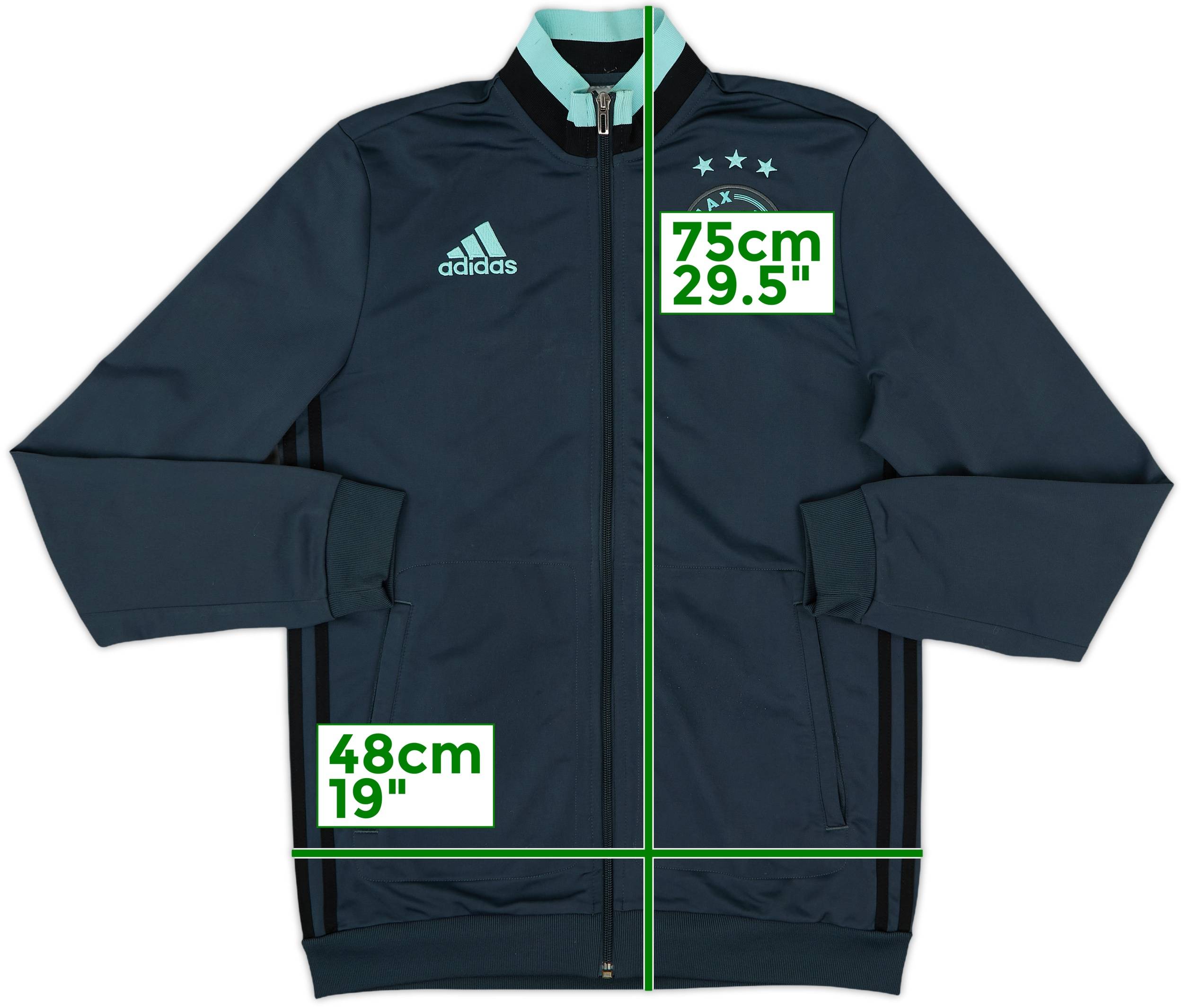 2016-17 Ajax adidas Track Jacket - 8/10 - (XL.Boys)