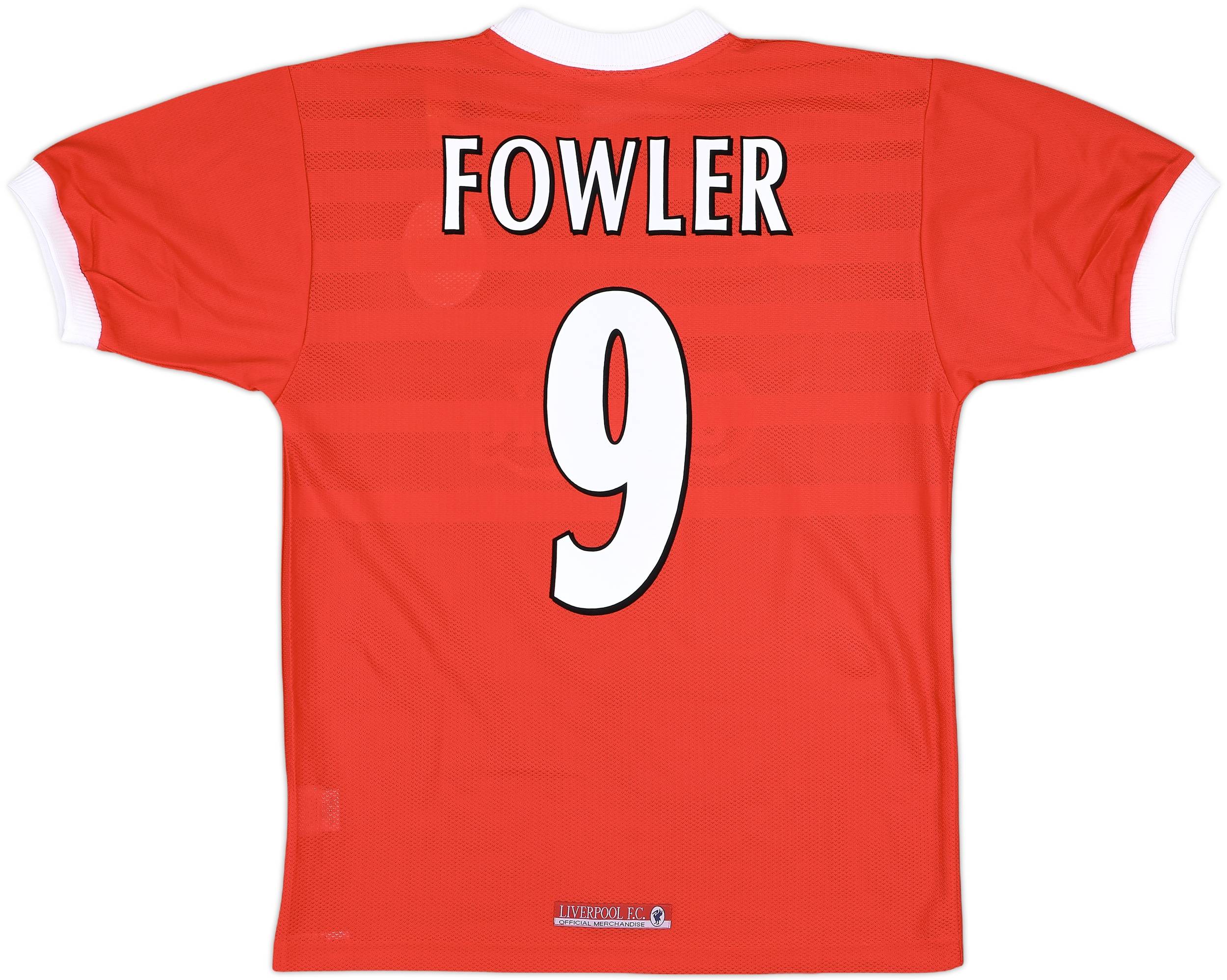 リバプール シャツ Fowler 9 1998-00 Liverpool Home Shirt Fowler #9 (M)