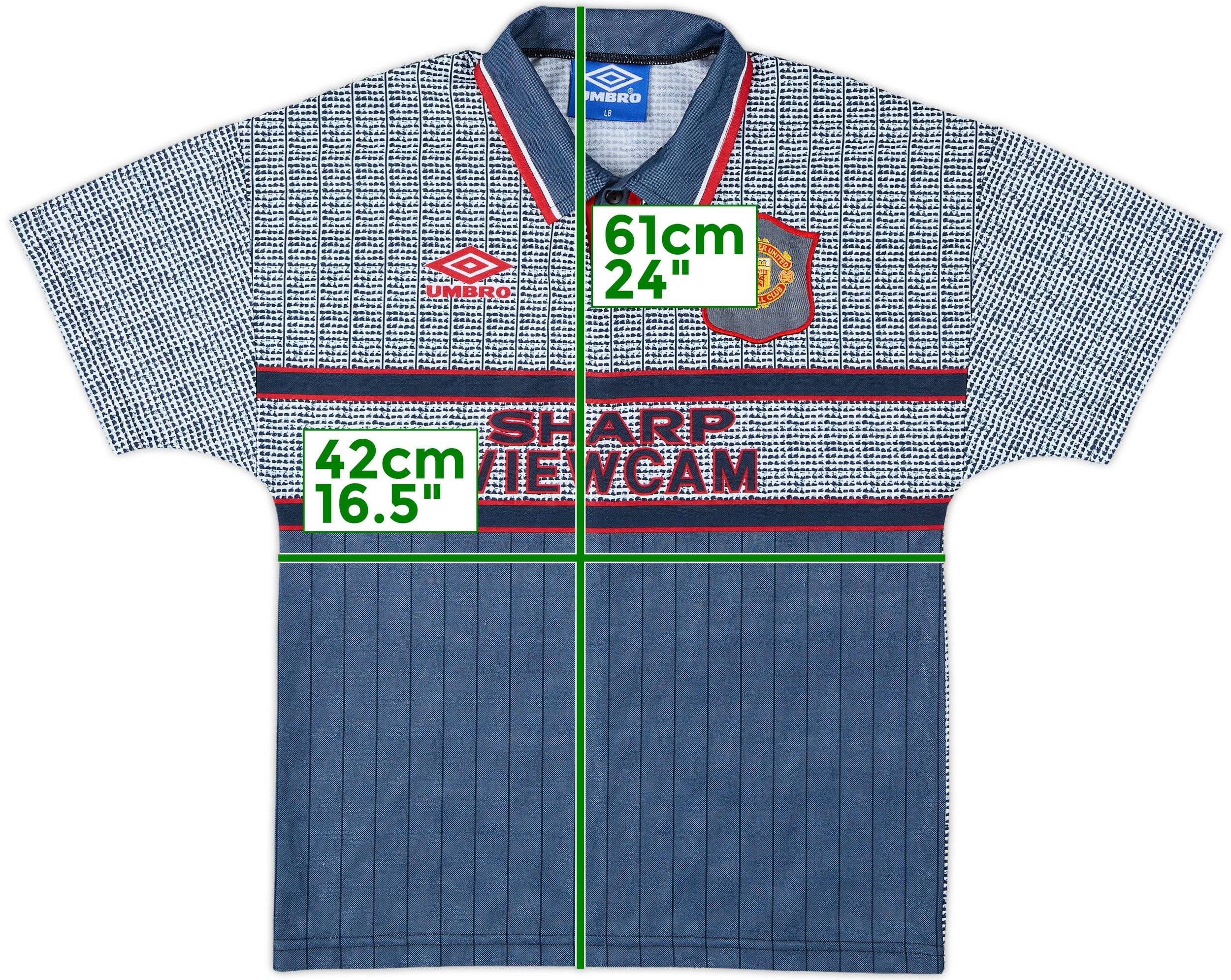 UMBRO 95/96 Manchester Utd アウェイ ユニフォーム UMBRO 95/96 Manchester Utd アウェイ ユニフォーム 1995-96