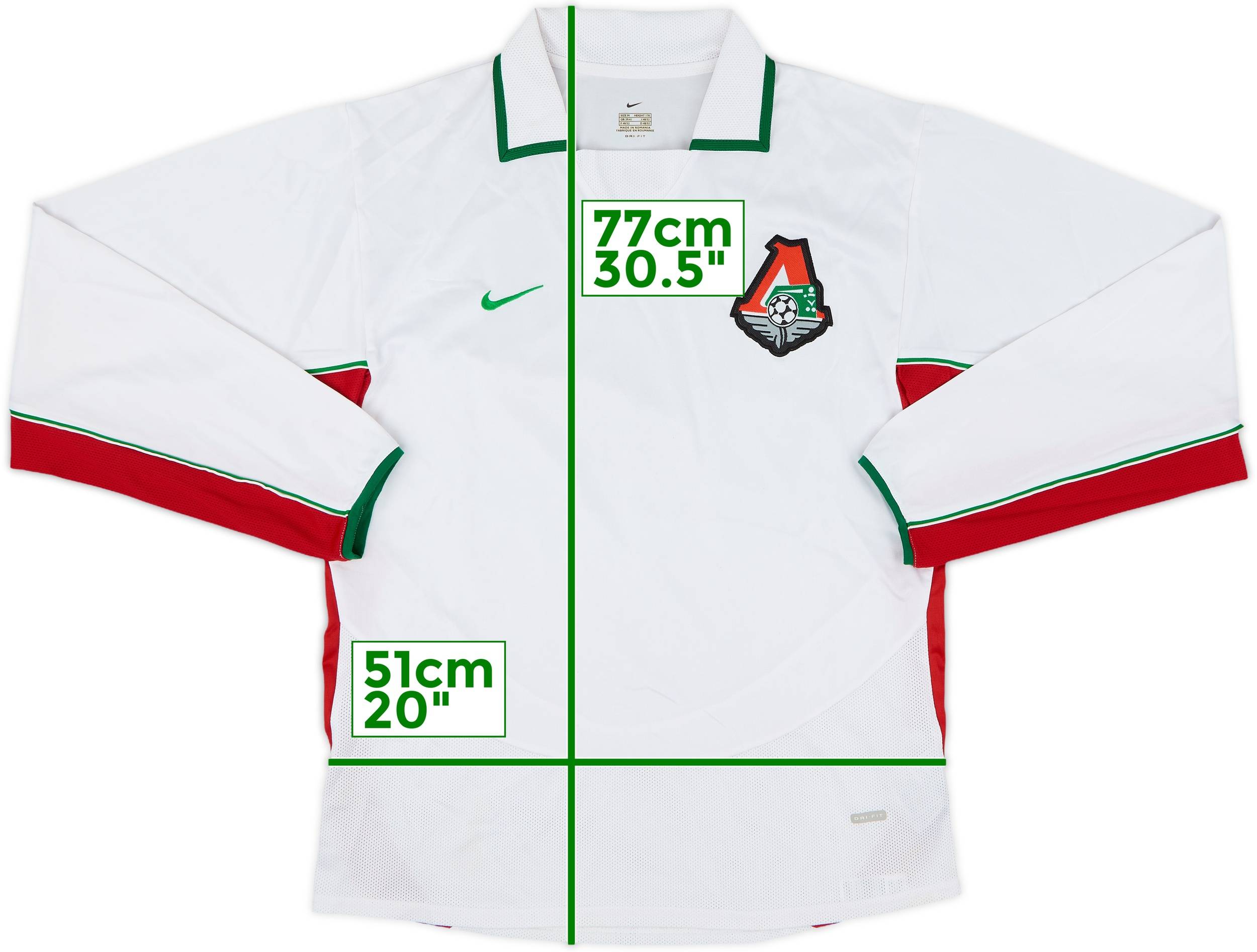 2004-05 Lokomotiv Moscow Away L/S Shirt - 8/10 - (M)