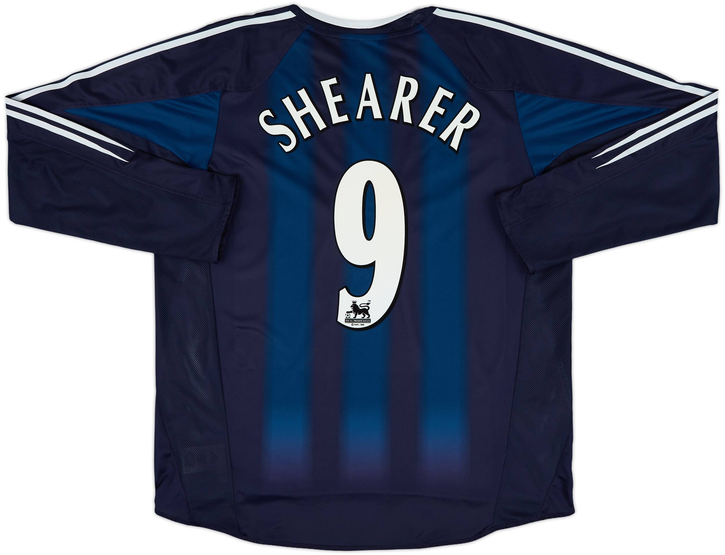 2004-05 Newcastle Away L/S Shirt Shearer #9 - 9/10 - (XL)