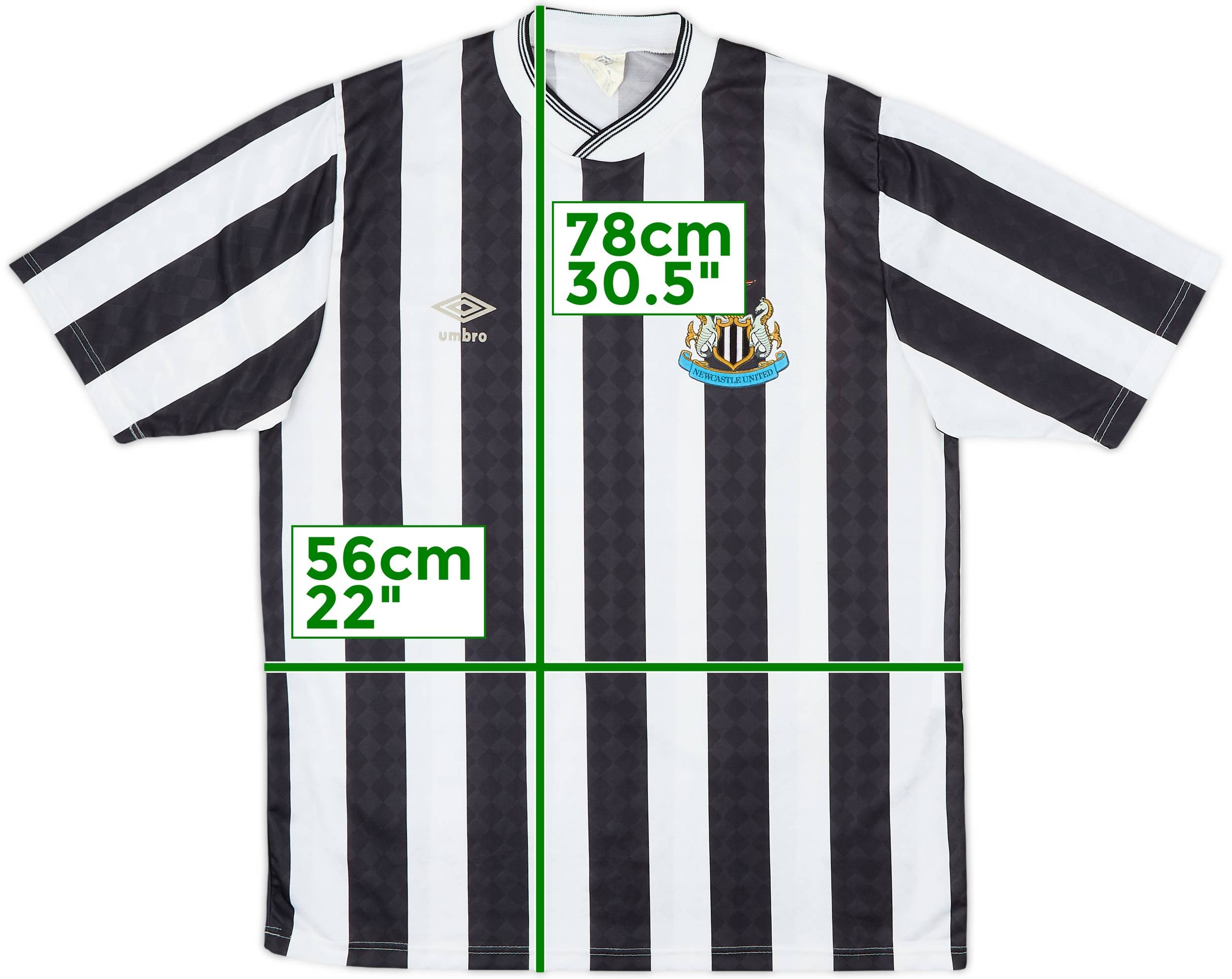 1988-90 Newcastle Home Shirt - 8/10 - (L)