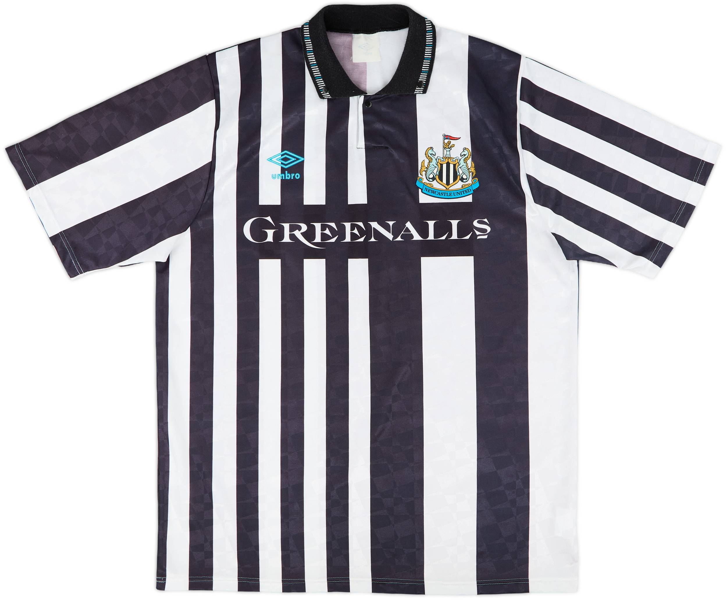 1990-91 Newcastle United Home Shirt - 7/10 - (L)