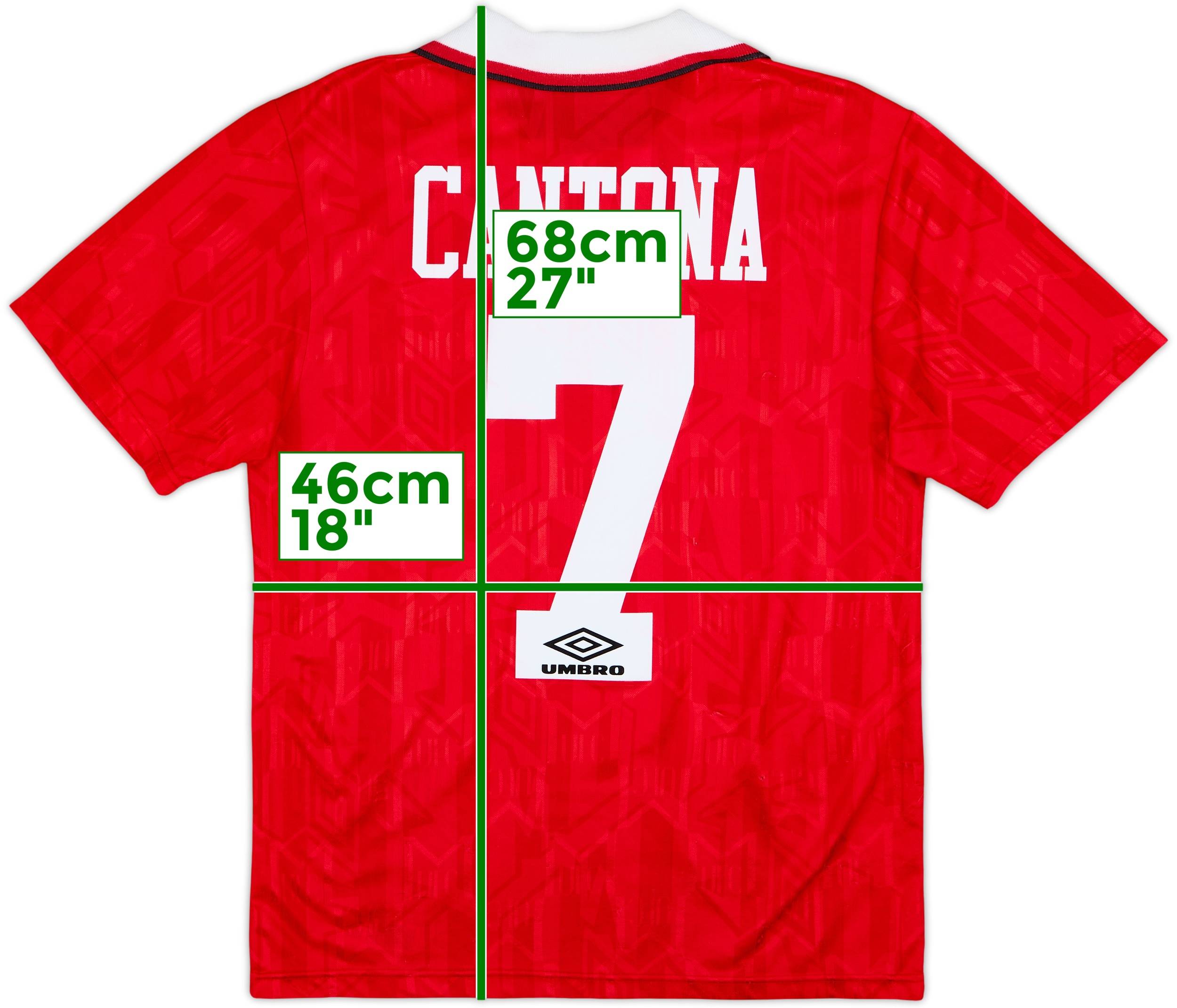 1992-94 Manchester United Cantona カントナ 1992-94 Manchester United 'Champions' Home Shirt Cantona #7 - 5/10