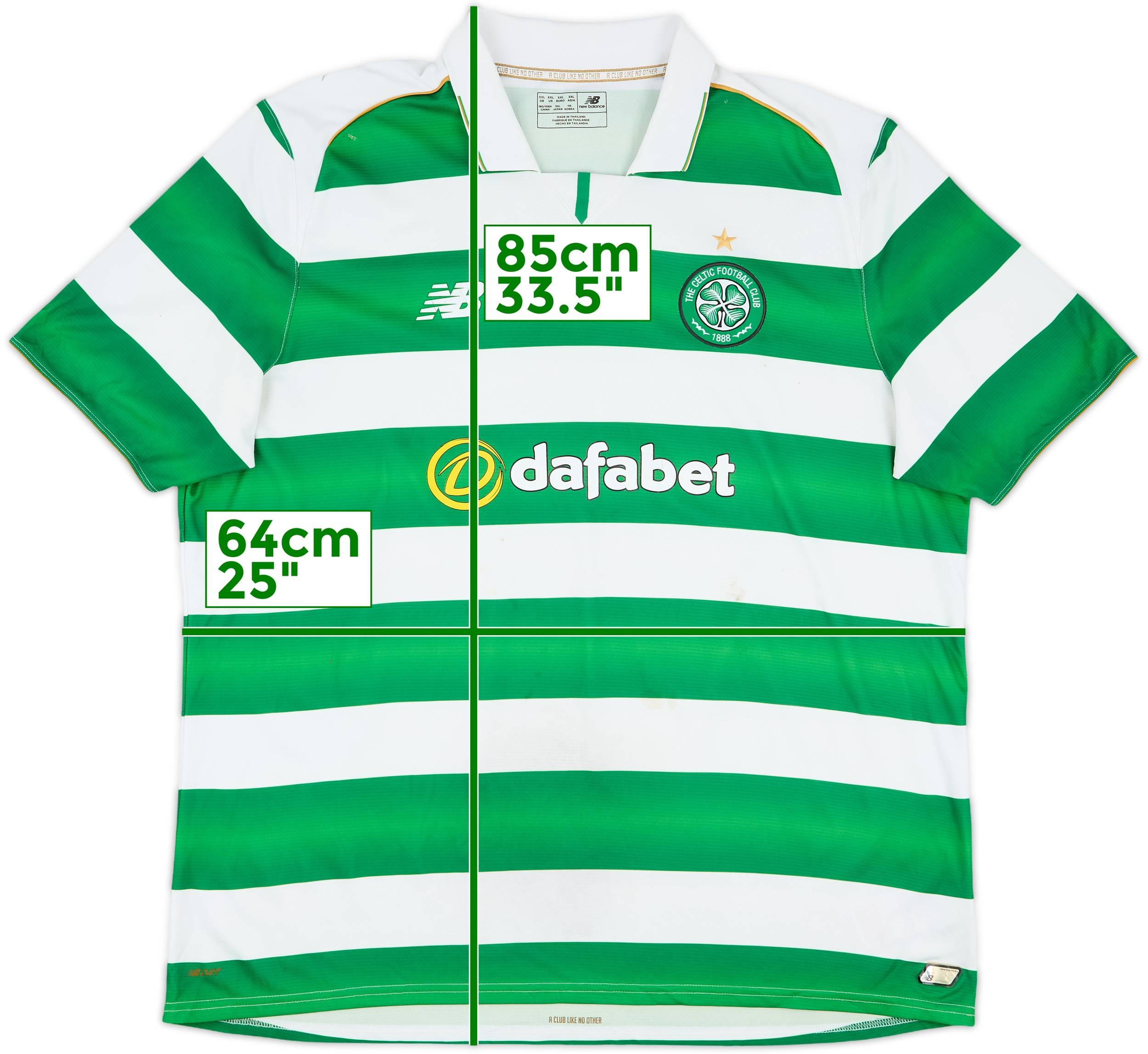 2016-17 Celtic Home Shirt 5/10 (XXL)