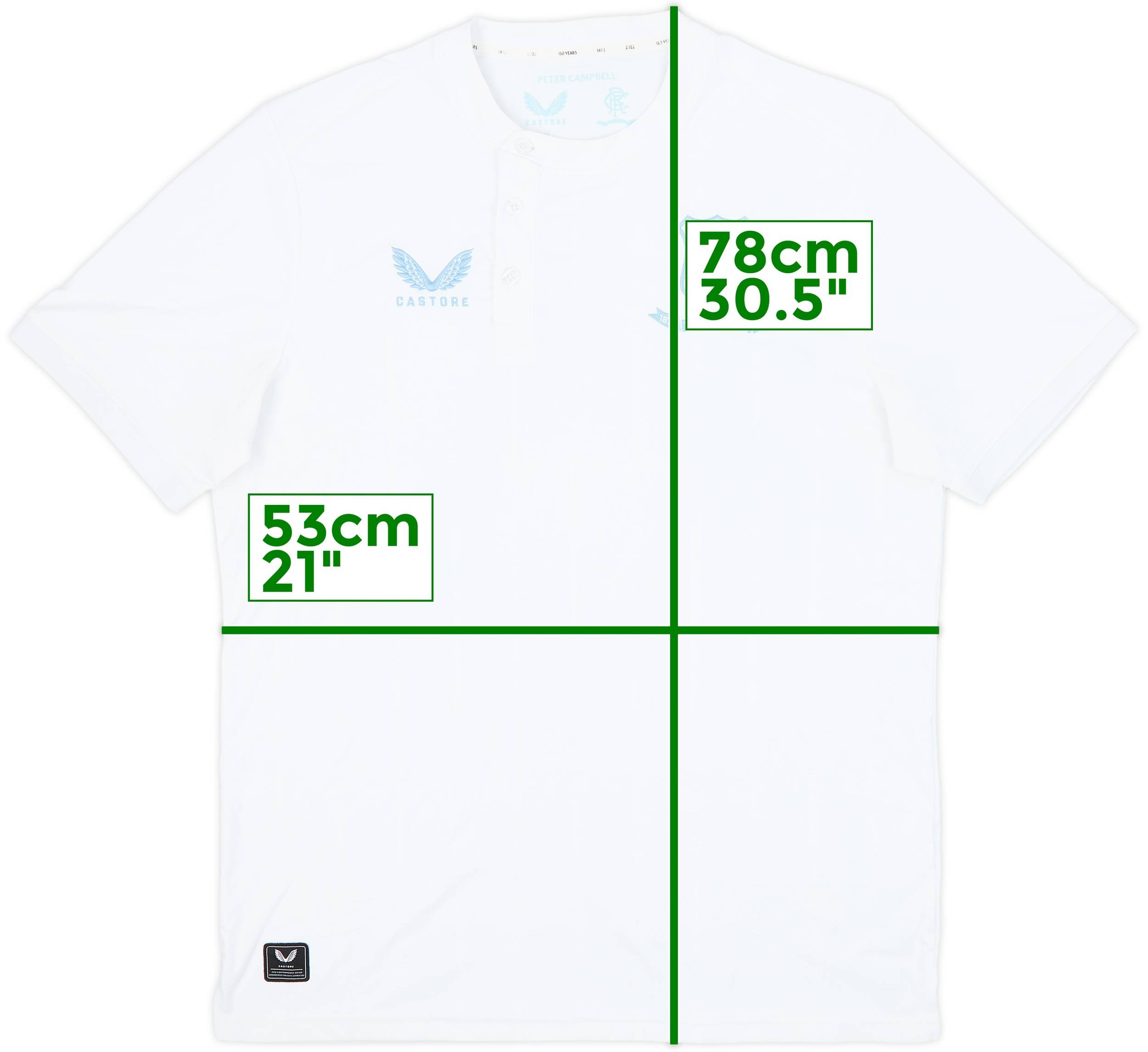 2021-22 Rangers '150 Years Anniversary' Fourth Shirt - 7/10