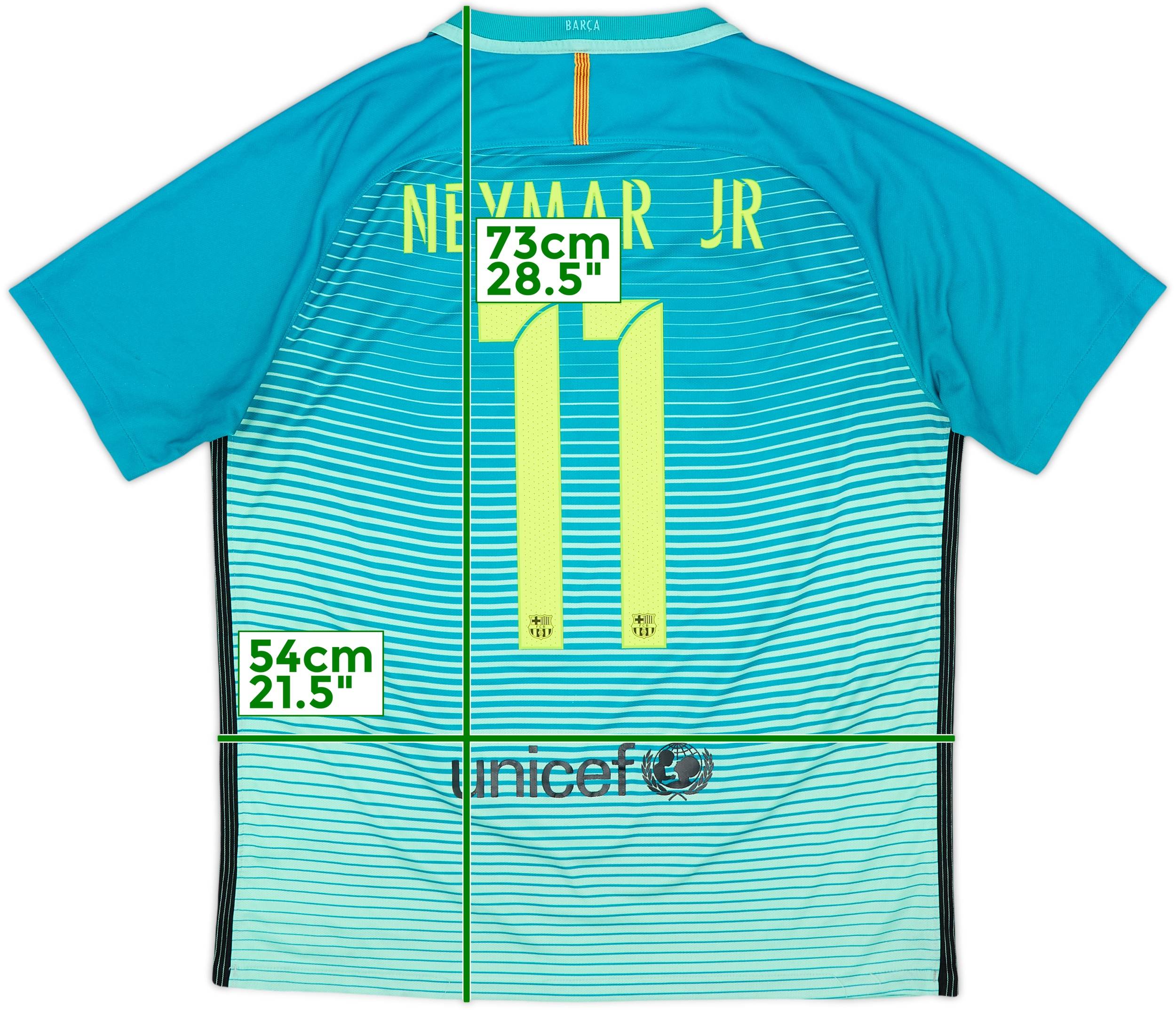 2016-17 Barcelona Third Shirt Neymar Jr #11 - 6/10 - (L)