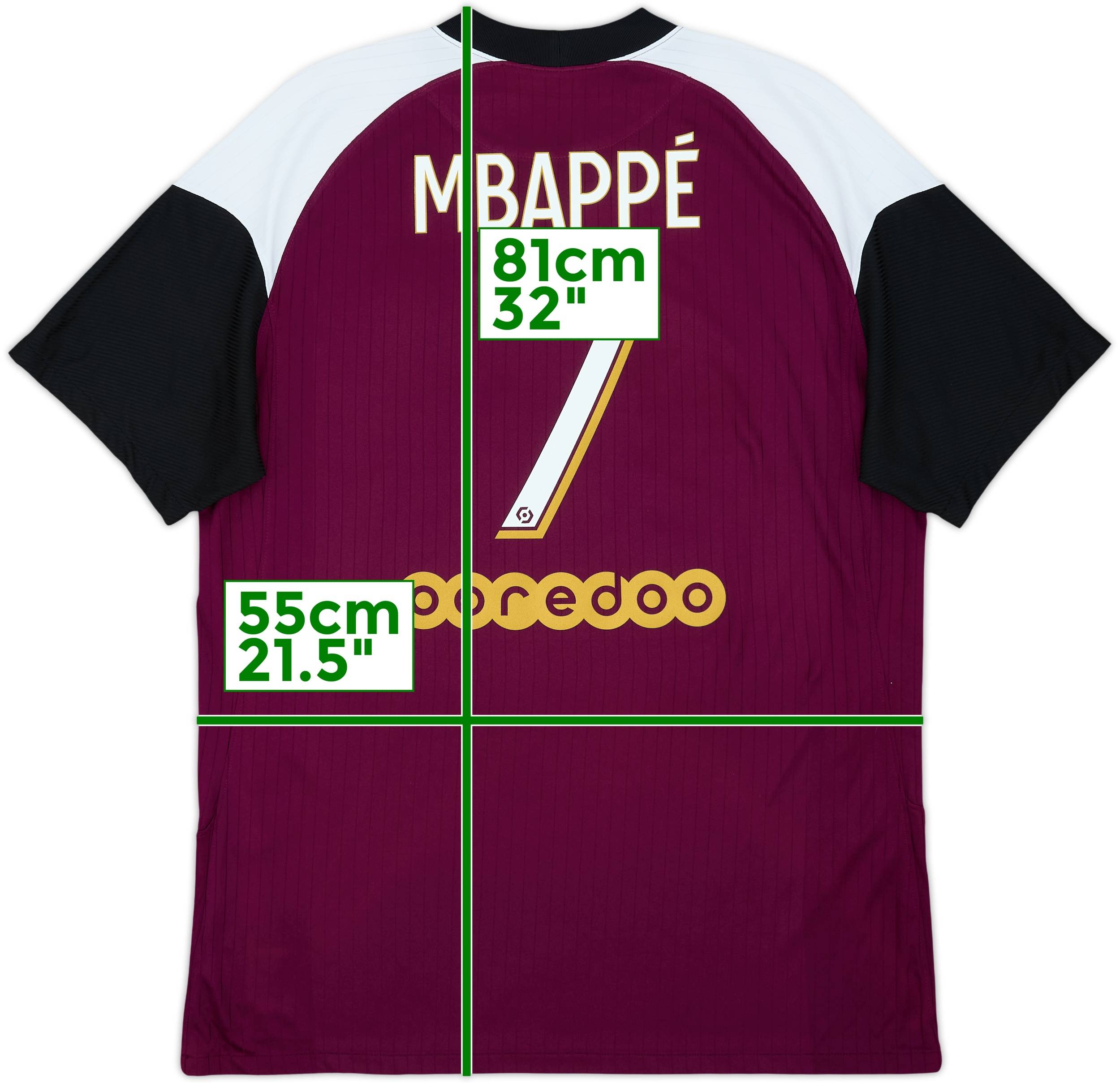 2020-21 Paris Saint-Germain Third Shirt Mbappe #7 - 5/10 - (XL)