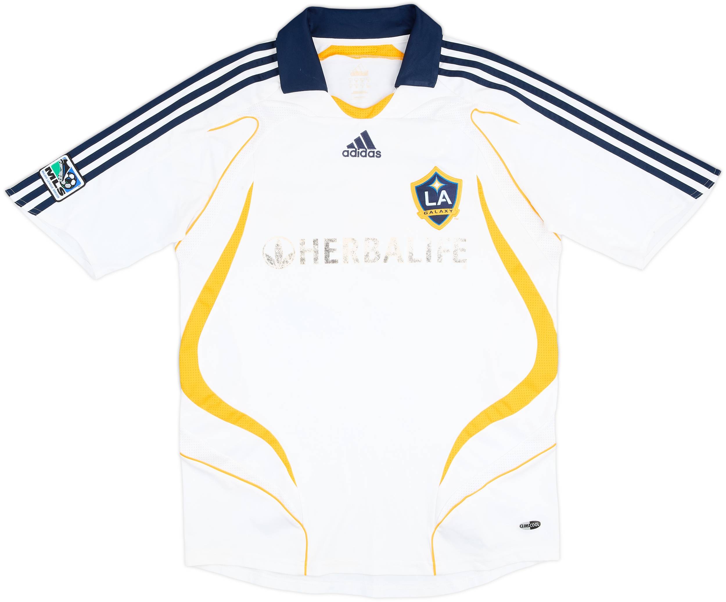 2007-08 LA Galaxy Home Shirt Beckham #23 - 4/10 - (M)
