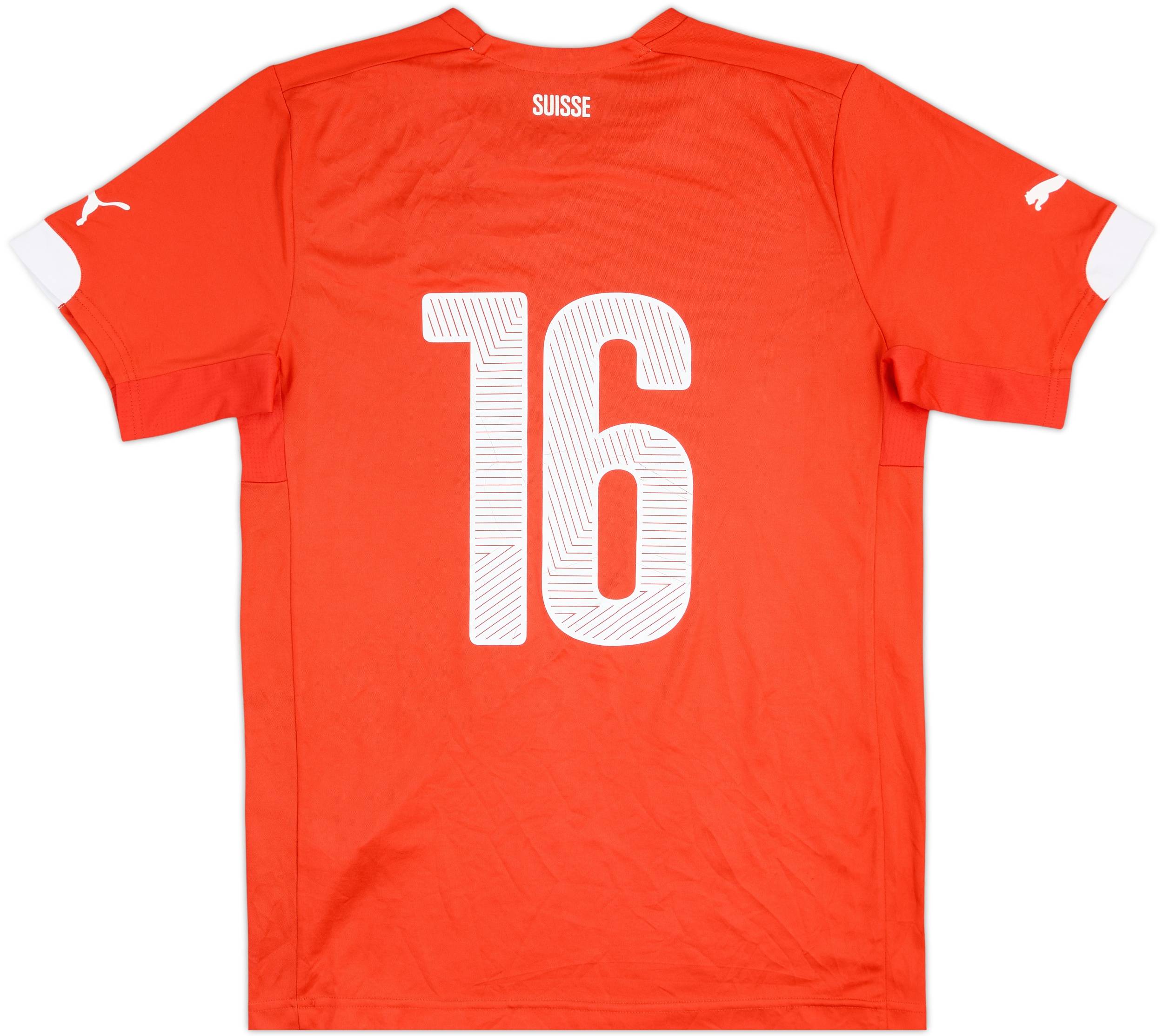 2014-15 Switzerland Home Shirt #16 - 6/10 - (L)