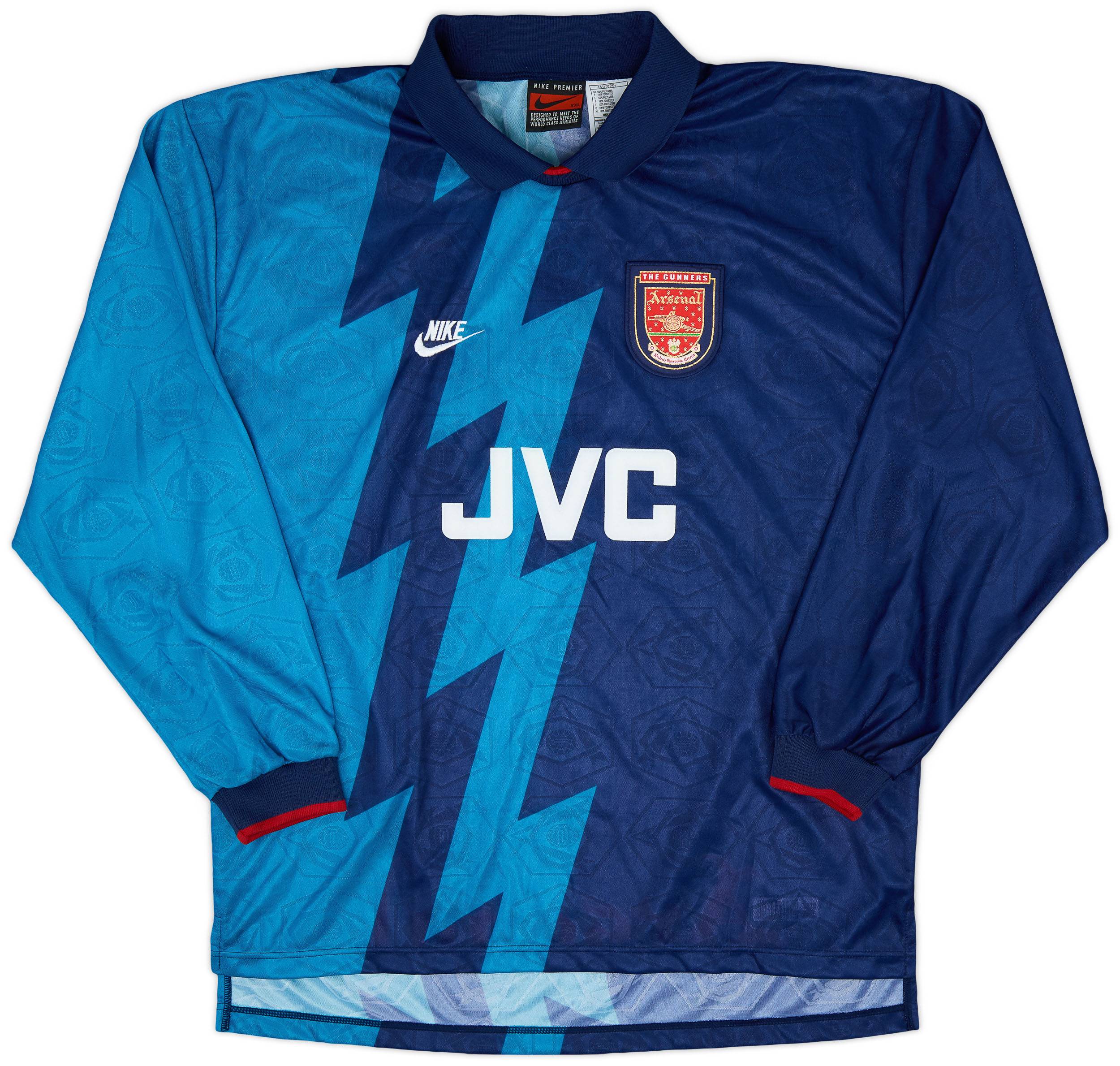 1995-96 Arsenal Match Issue Away L/S Shirt #4