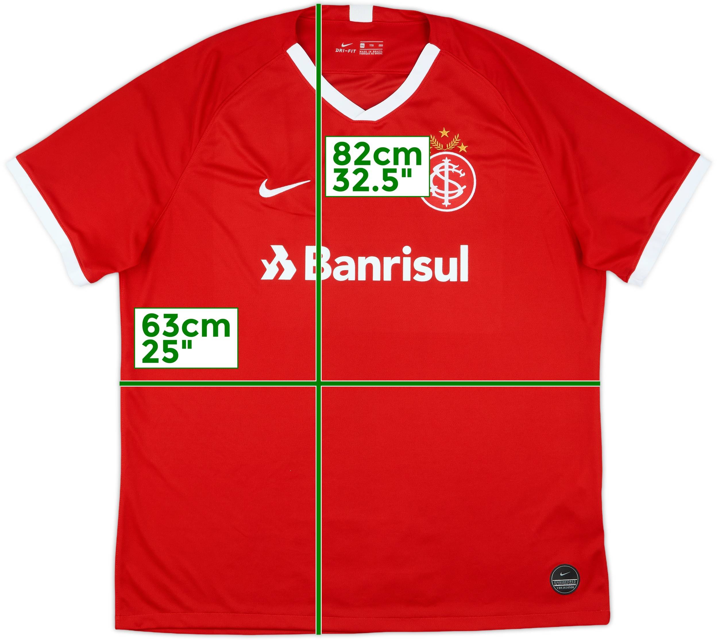 Nike Camisa Internacional Netshoes 2019 Internacional Home Shirt