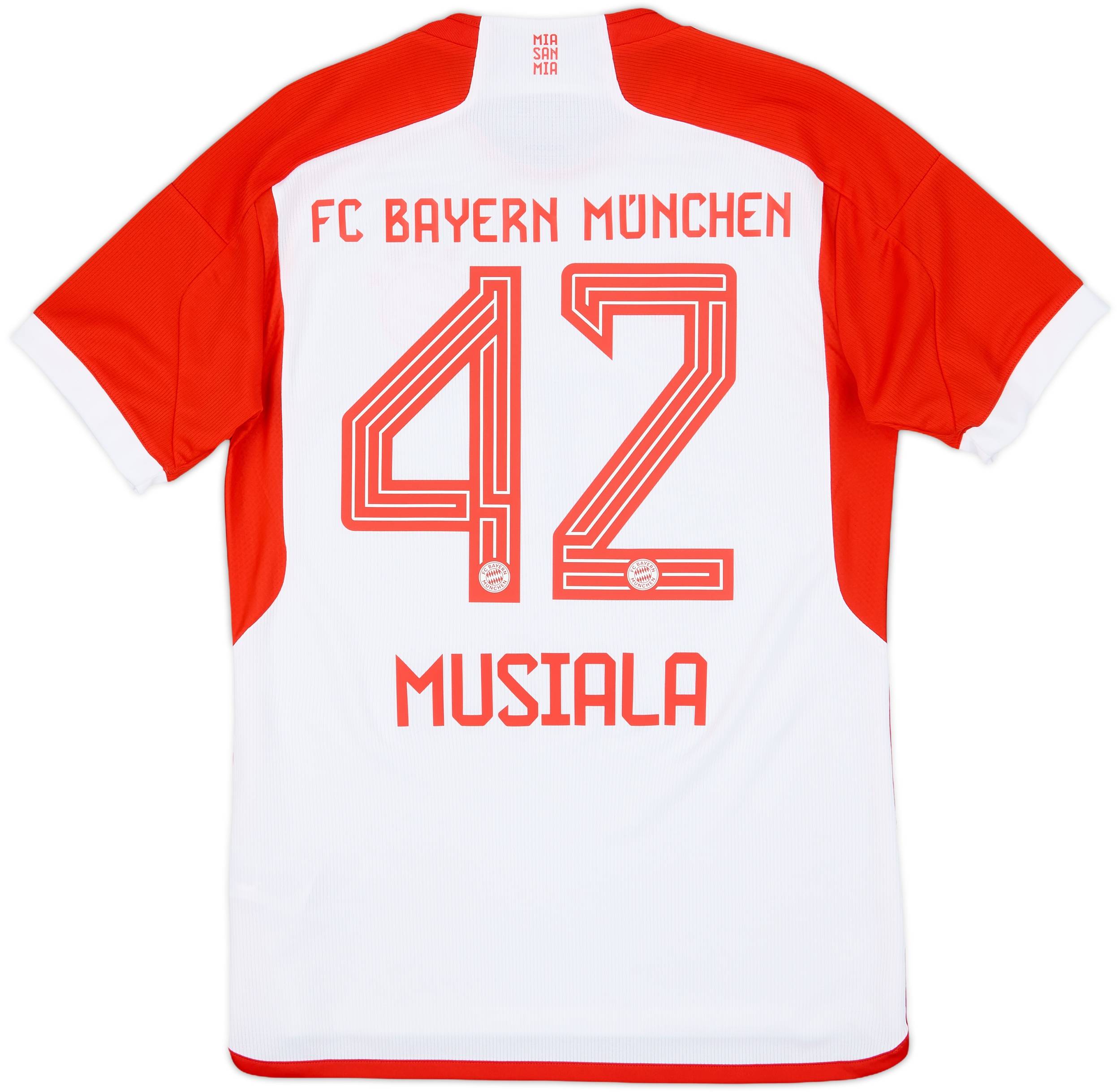 2023-24 Bayern Munich Home Shirt Musiala #42 - 10/10 - (S)