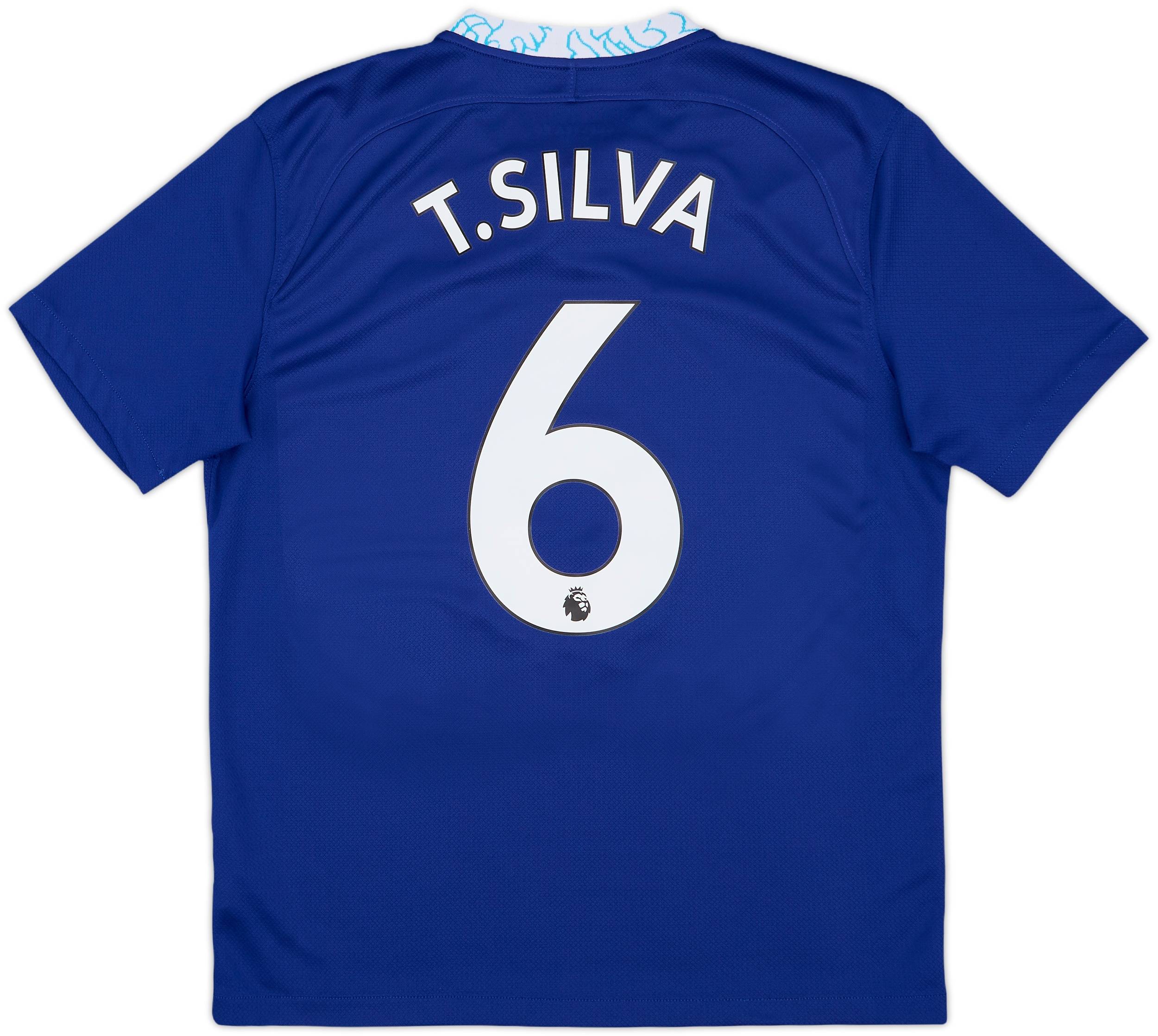 Chelsea T.SILVA ユニフォーム 2022-23 Chelsea Home Shirt T.Silva #6 - 10/10 - (M)