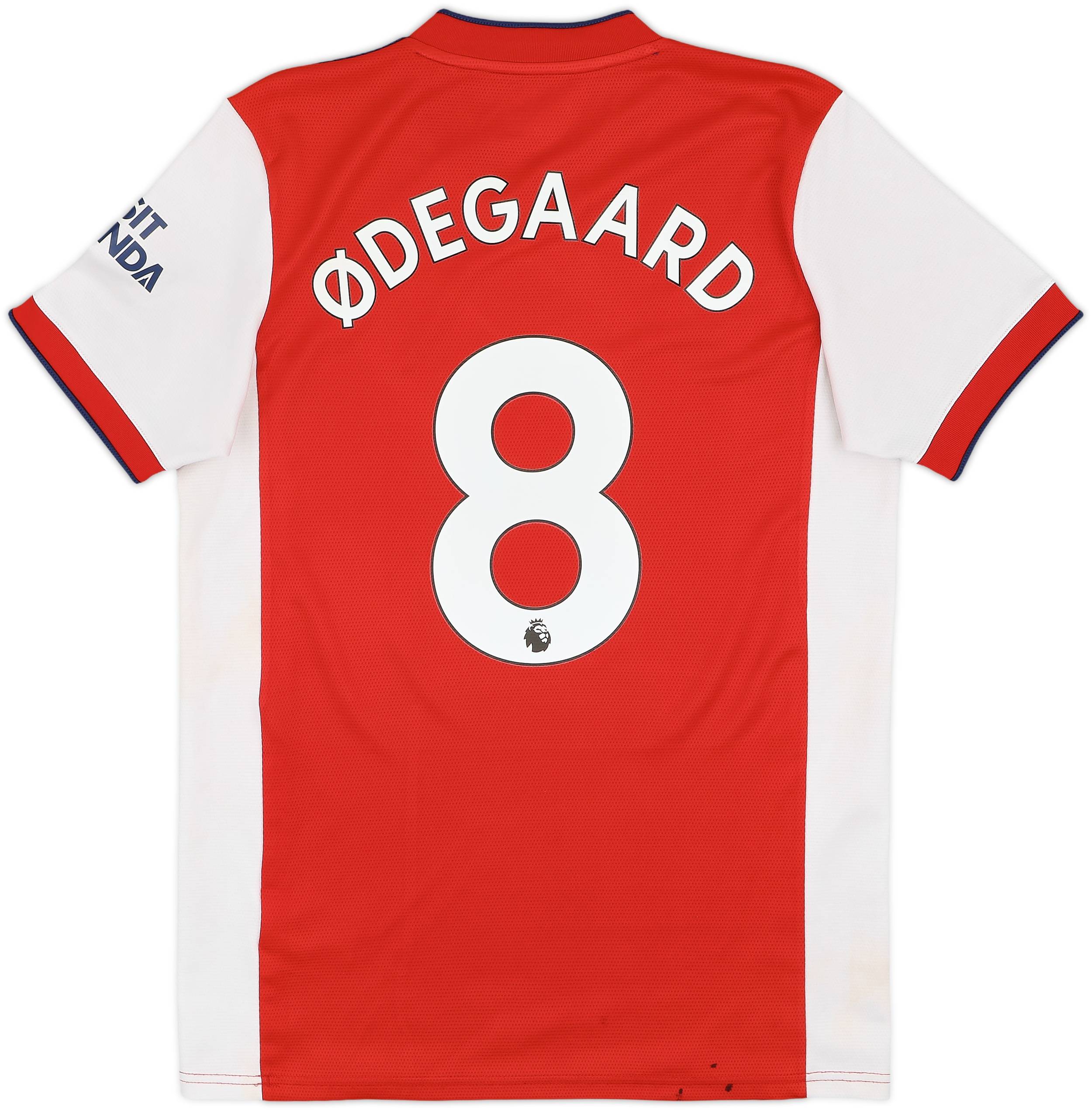 2021-22 Arsenal Home Shirt Odegaard #8 - 6/10 - (M)