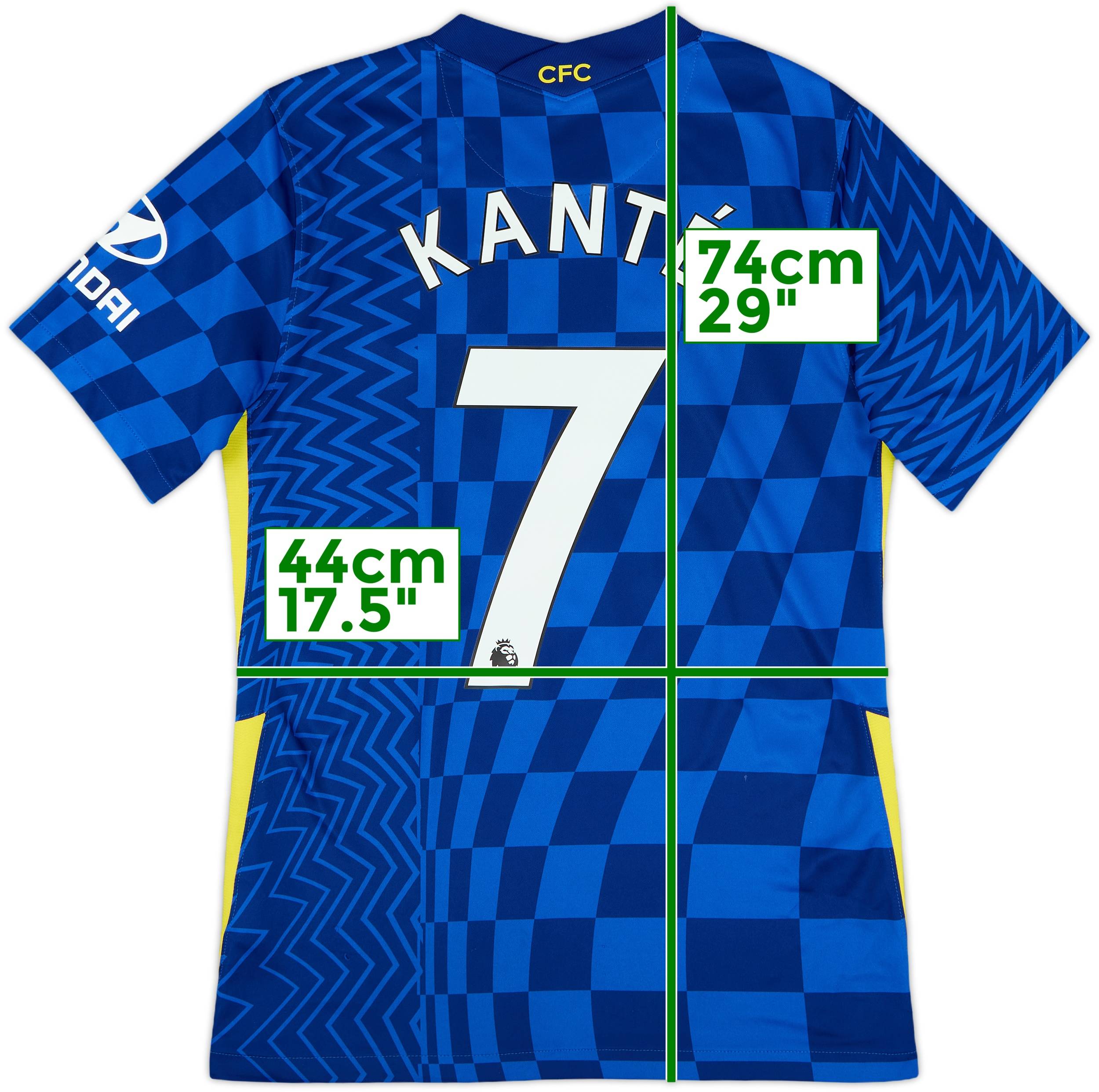 2021-22 Chelsea Home Shirt Kante #7 - 8/10 - (S)