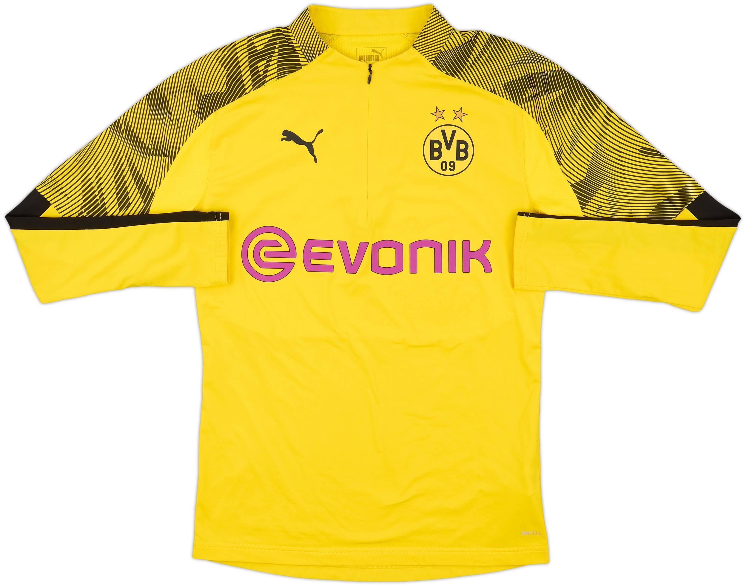 Puma Borussia Dortmund サッカーウェア 2019-20 Borussia Dortmund Puma 1/4 Zip Training Top - 9/10 - (S)