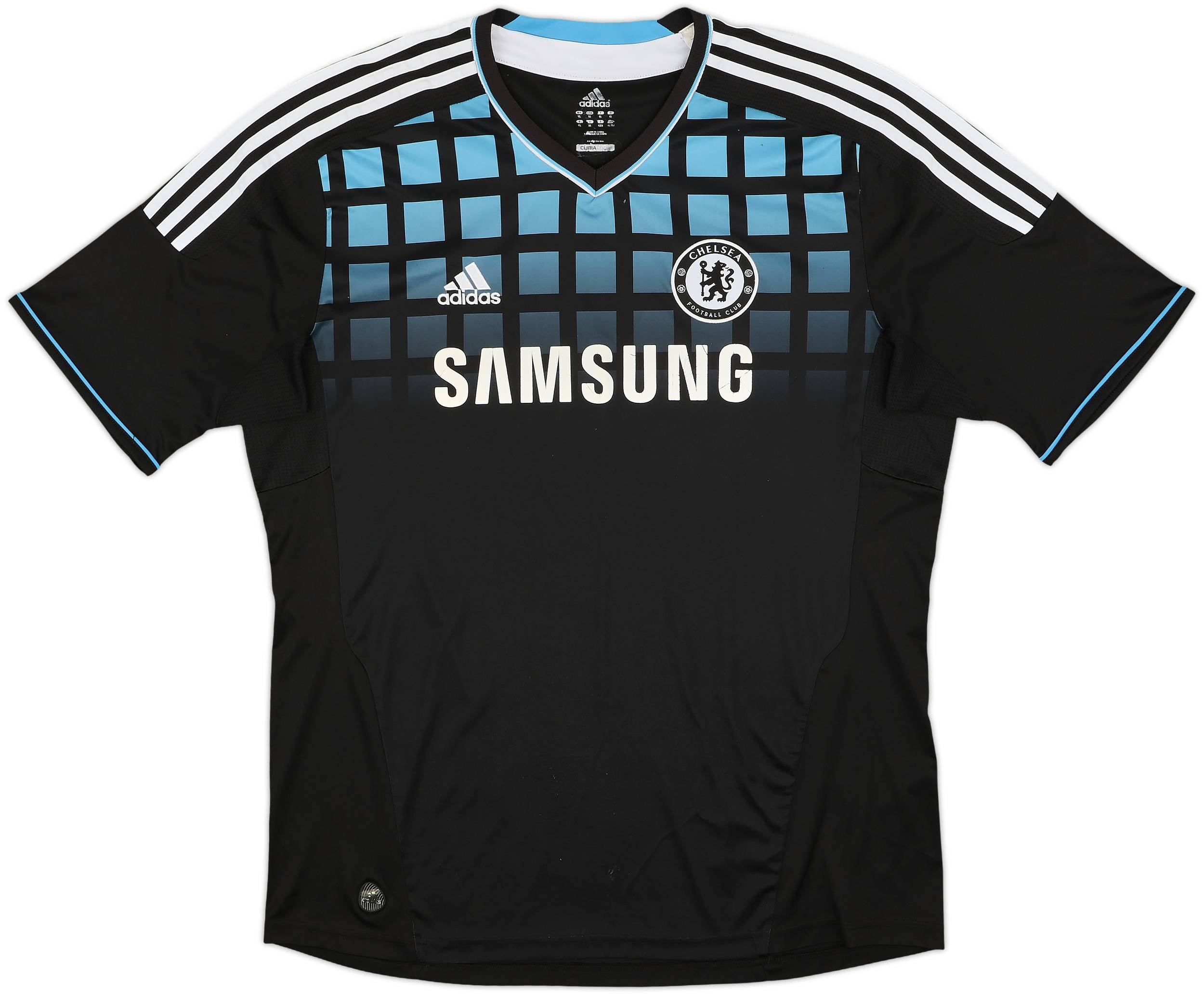 CHELSEAサッカーシャツ 2014-15 Chelsea Third Shirt Drogba #11 - 6/10 - (XL)