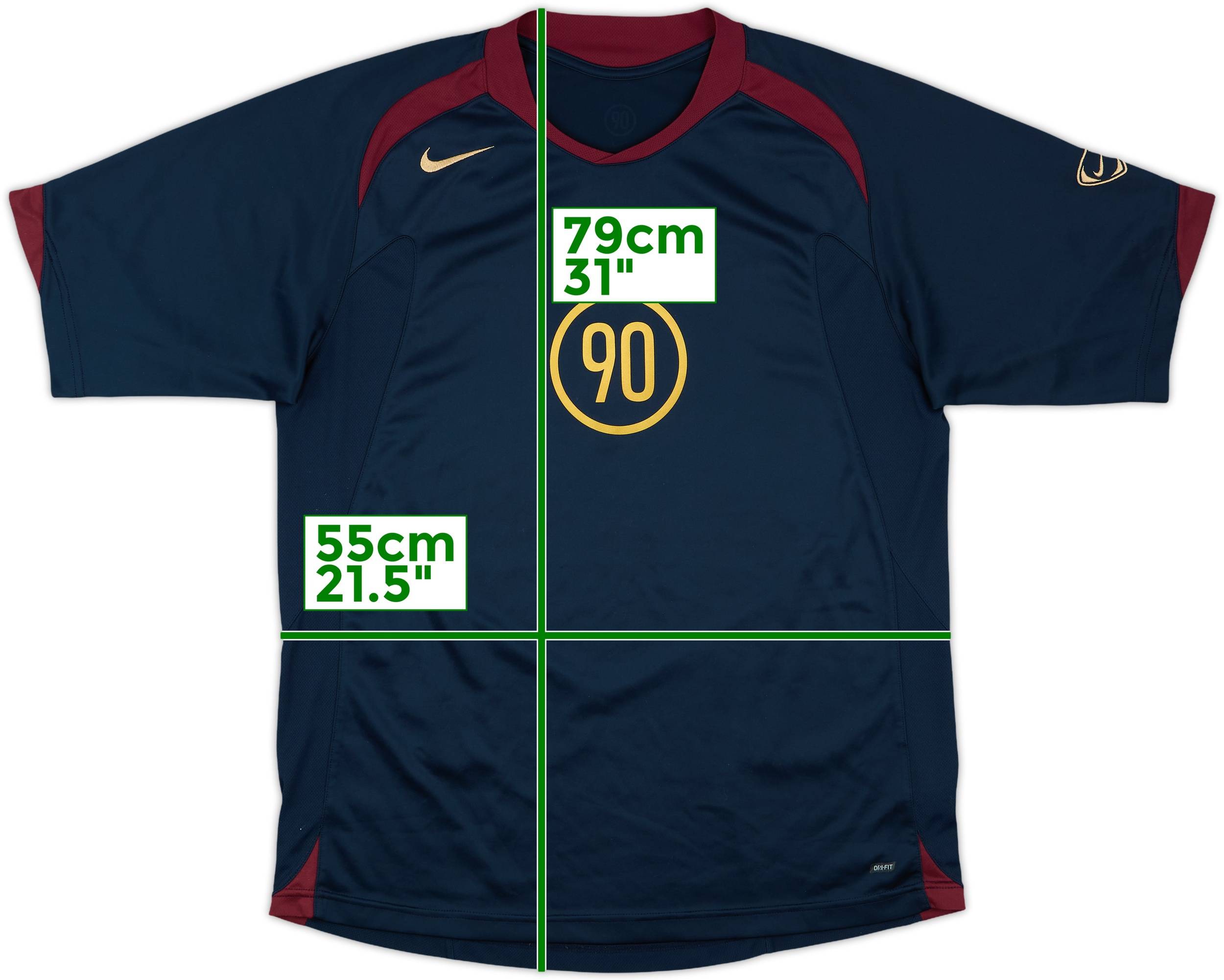 2005-06 Nike T90 Template Shirt - 9/10 - (L)
