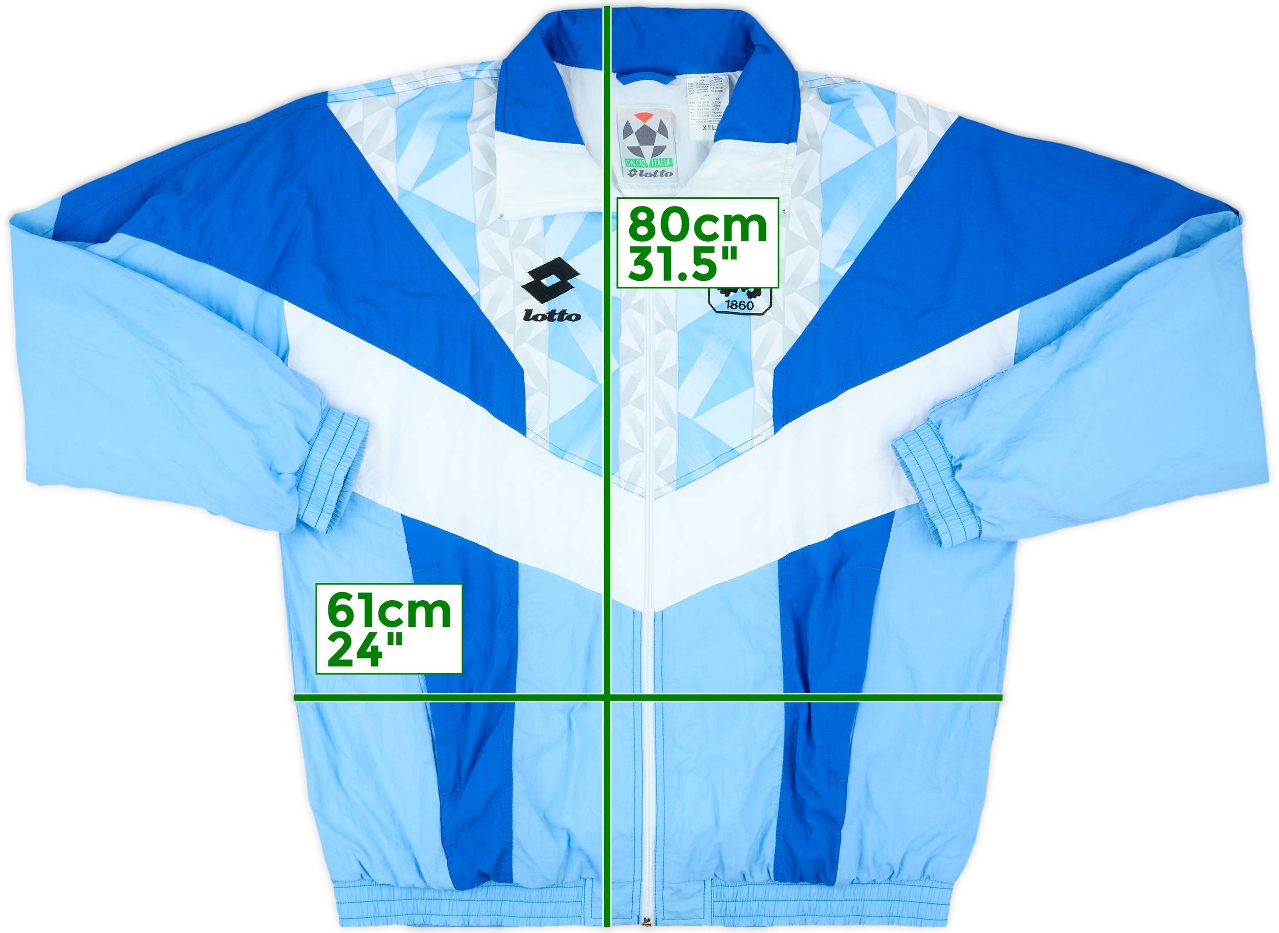 1993-94 1860 Munich Lotto Track Jacket - 10/10 - (XXL)