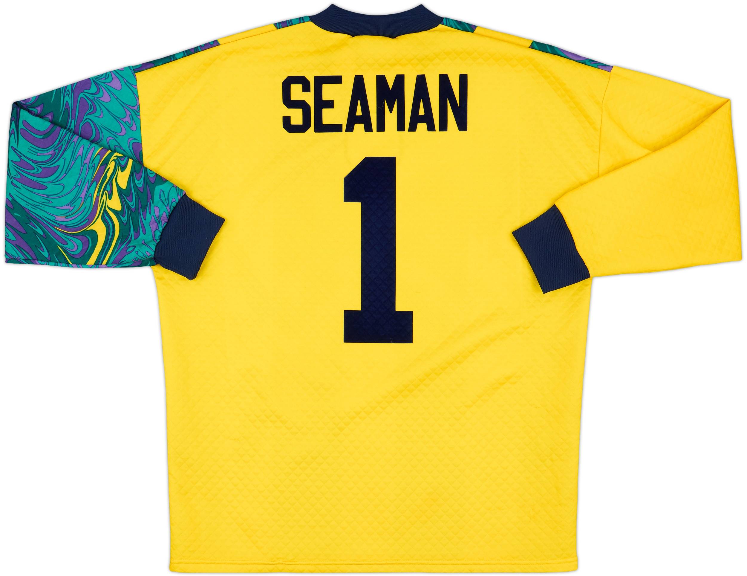 1995-96 England GK Shirt Seaman #1 - 9/10 - (L)