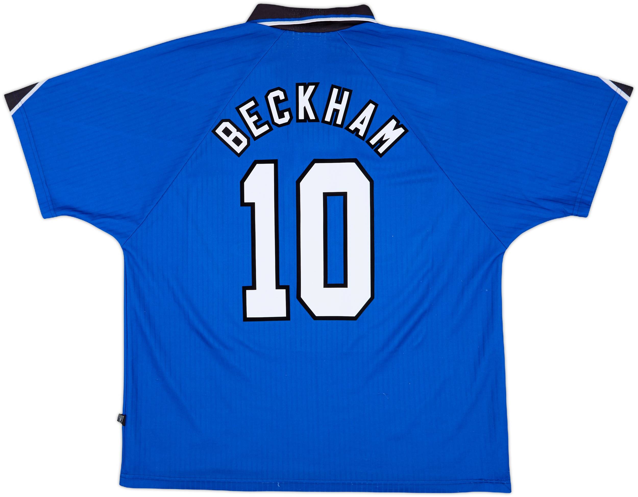 Beckham ユニフォーム 1996-98 Manchester United Third Shirt Beckham #10 - 9/10 - (XXL)
