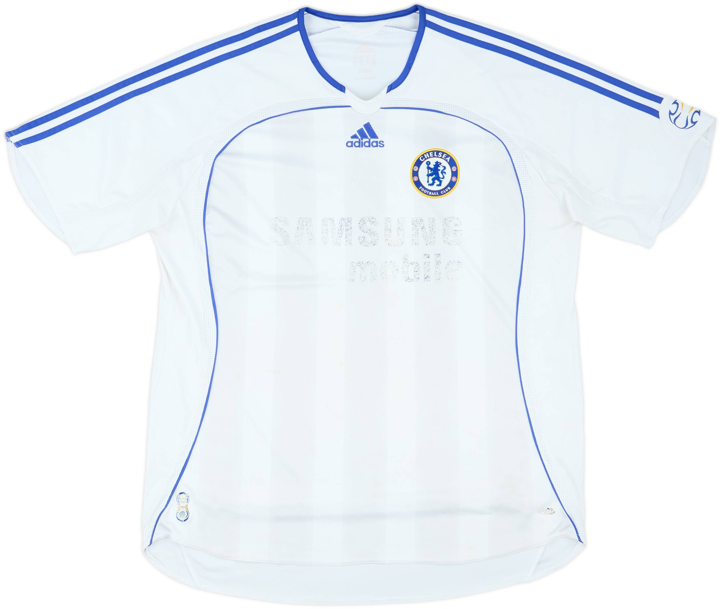 2006-07 adidas CHELSEA サッカーシャツ アウェイ 長袖 2006-07 Chelsea Away Shirt - 3/10 - (XL)