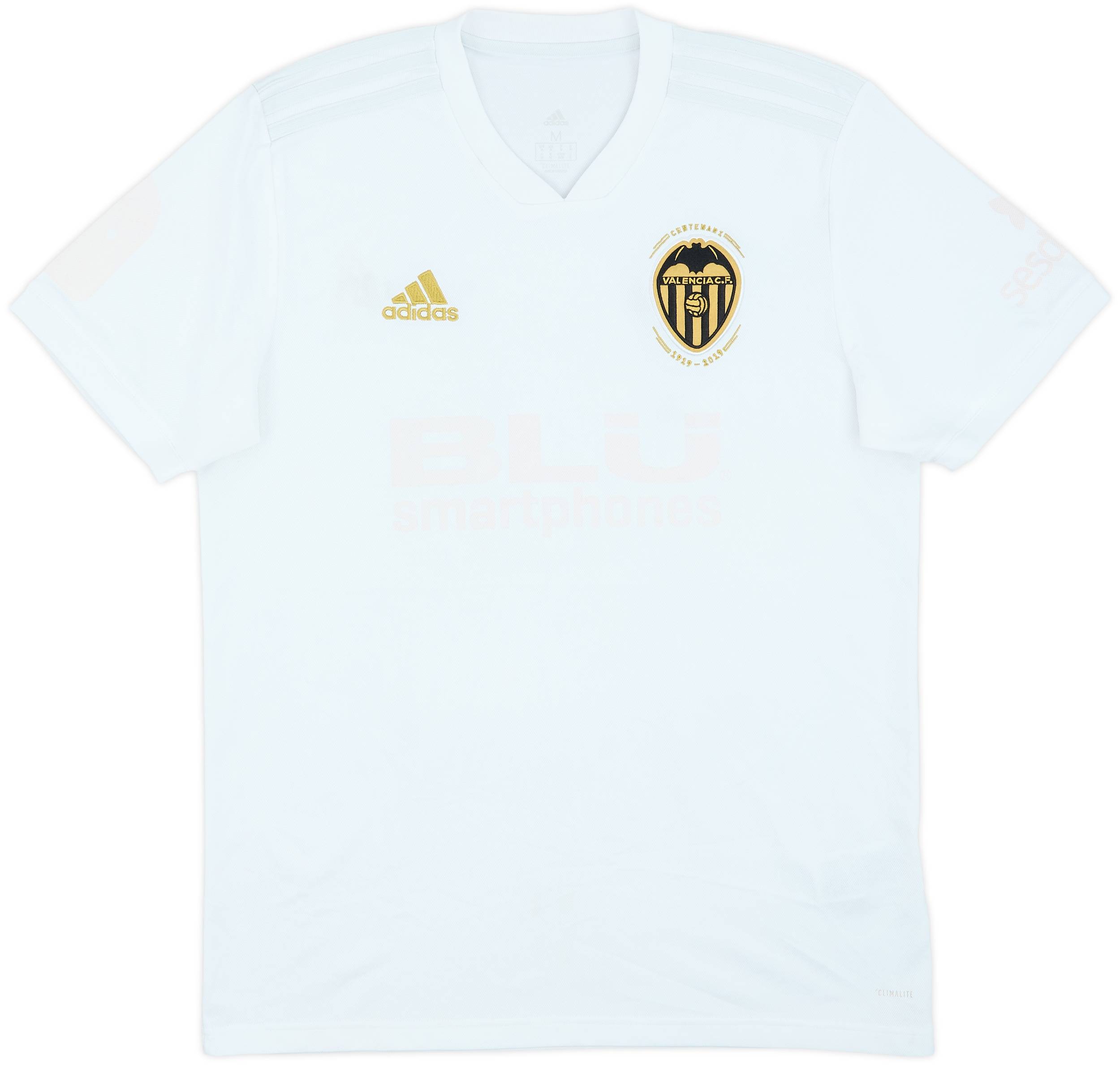 2018-19 Valencia Centenary Home Shirt - 4/10 - (M)