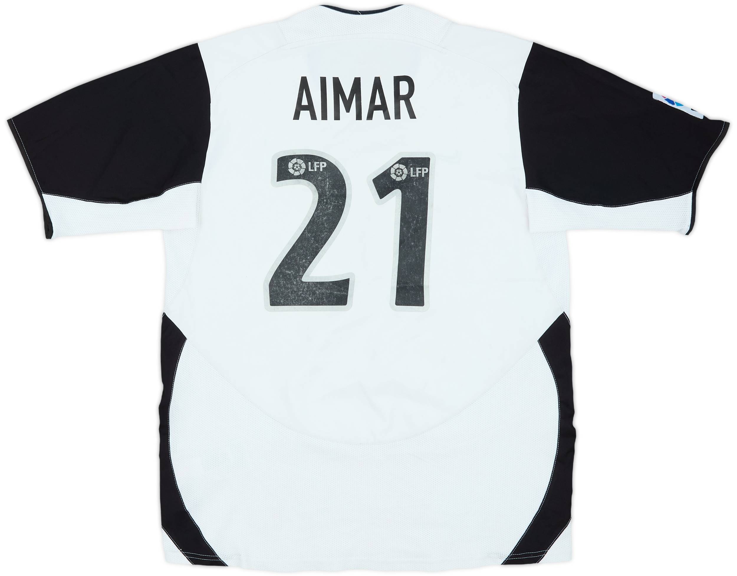 2003-04 Valencia Home Shirt Aimar #21 - 7/10 - (XL.Boys)