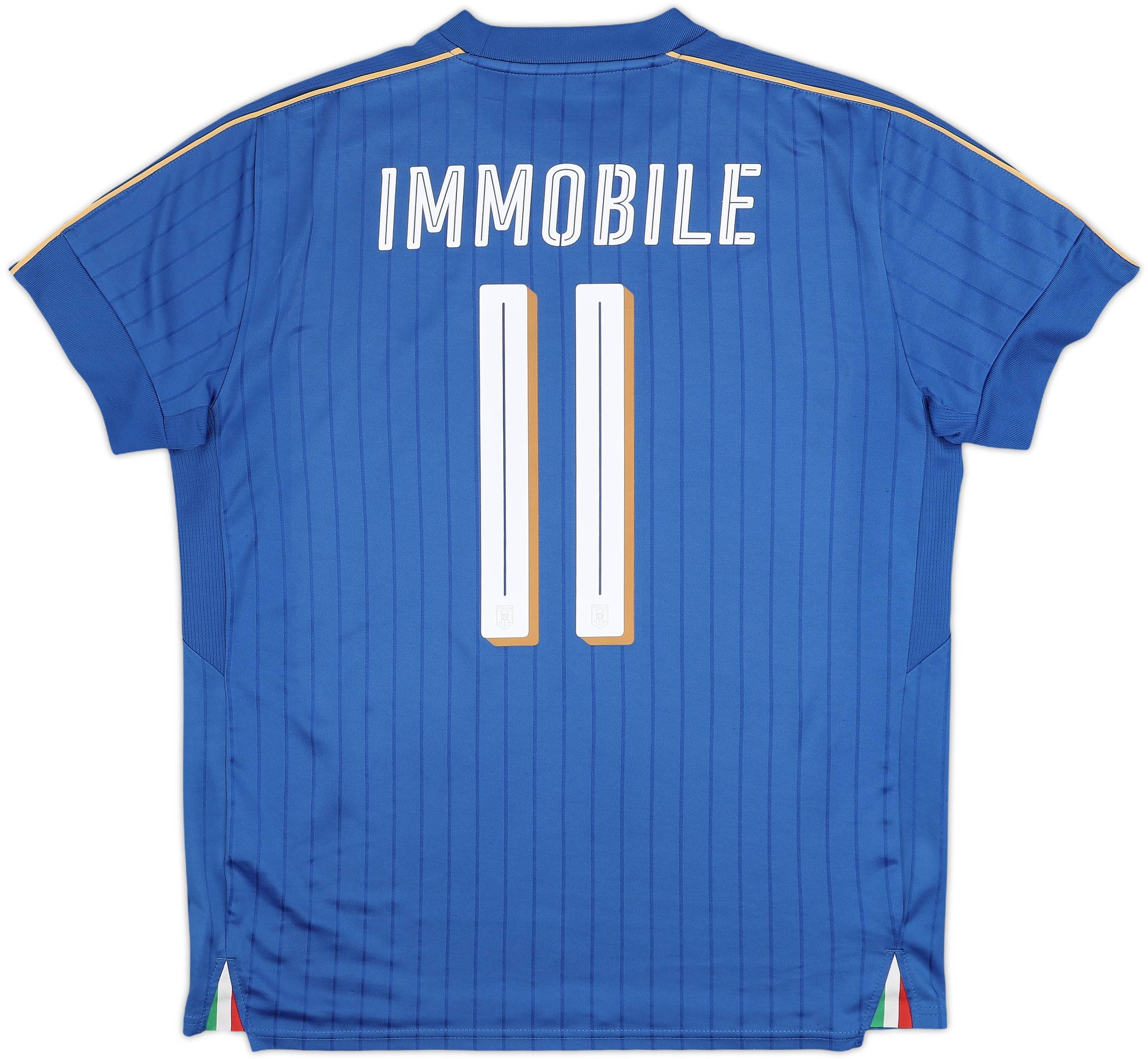 2016-17 Italy Home Shirt Immobile #11 8/10 (L)